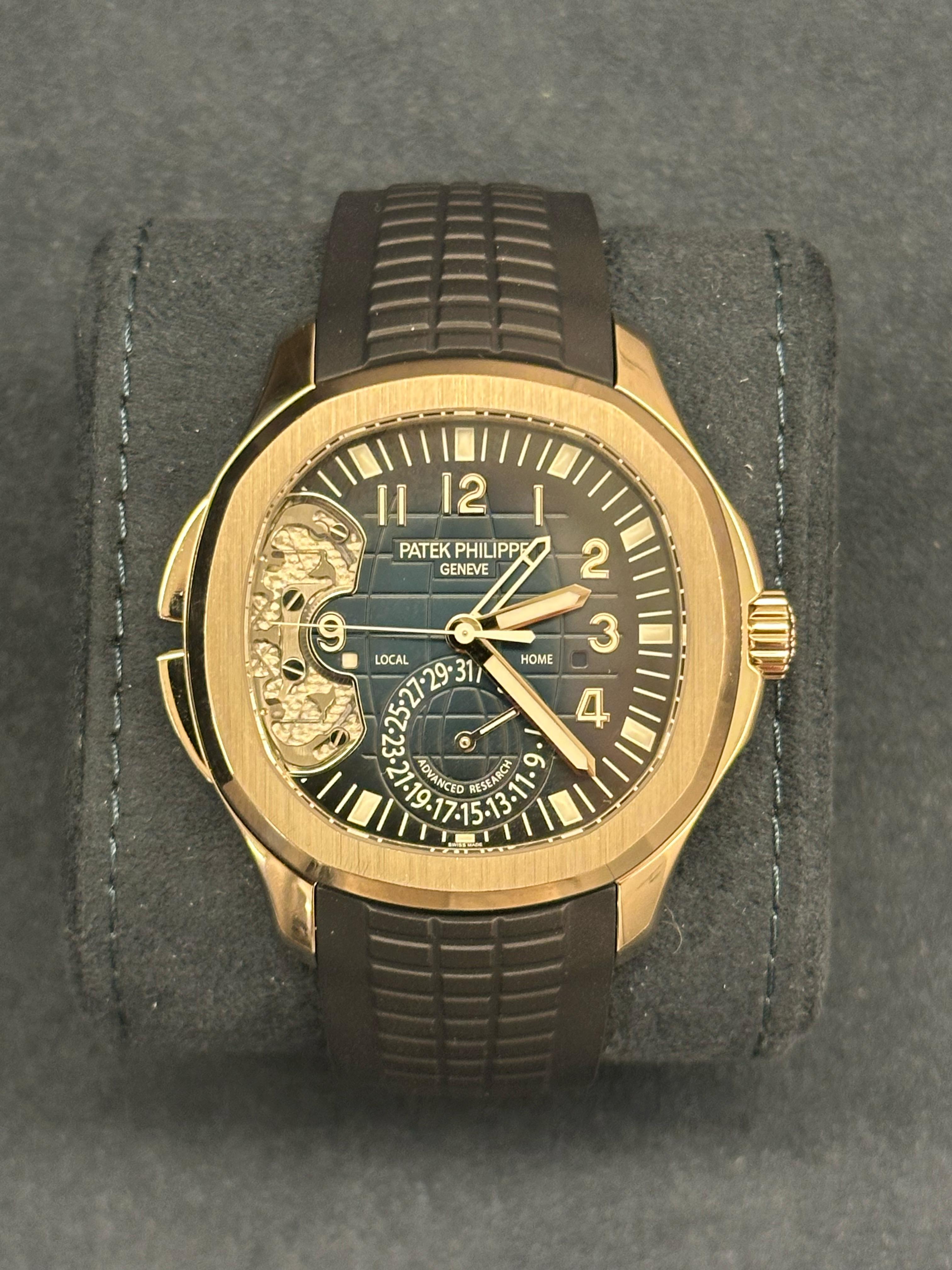 Patek Philippe Aquanaut Advanced Research 5650 White gold Blue