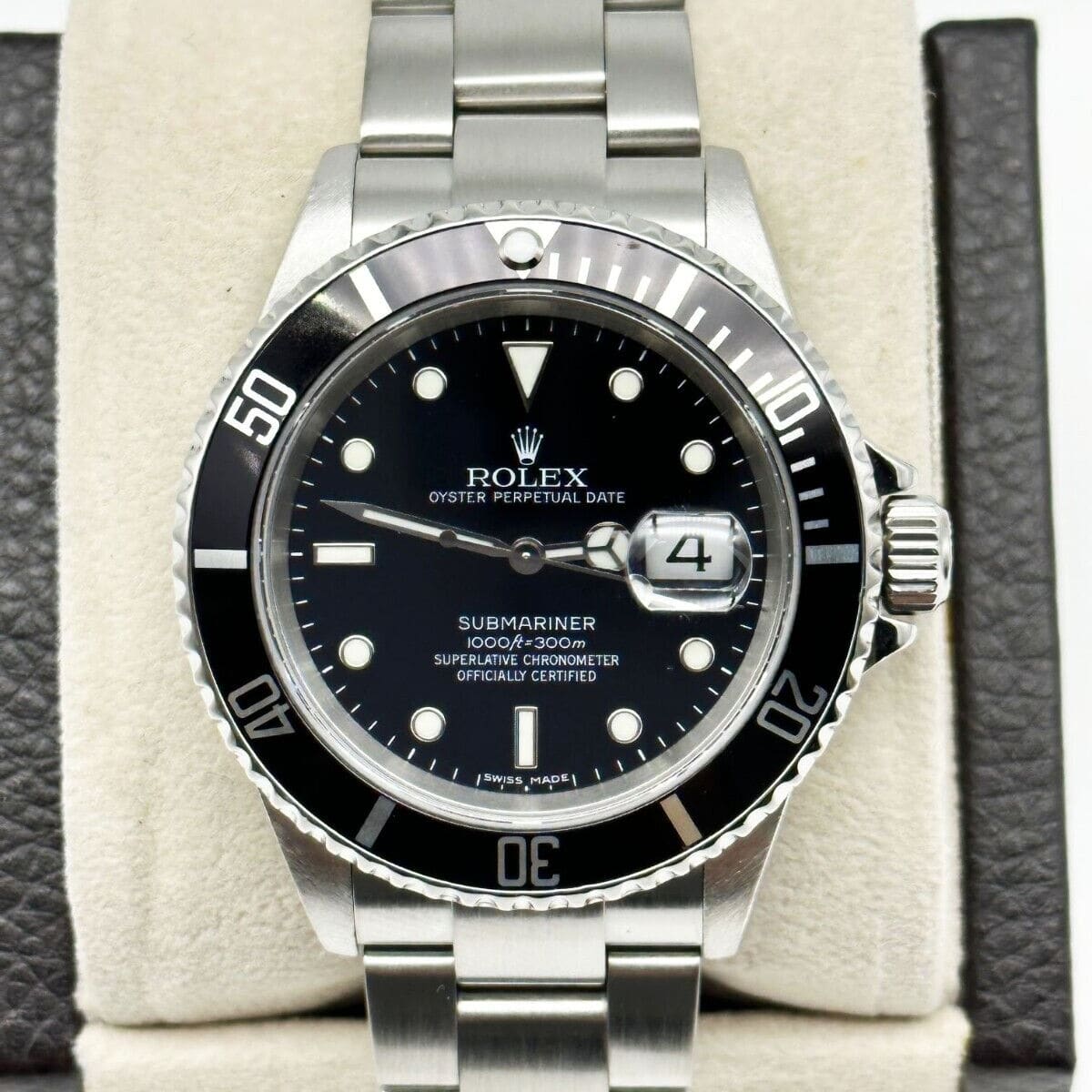 Rolex Submariner Date 16610 Stainless steel Black 1996 Important