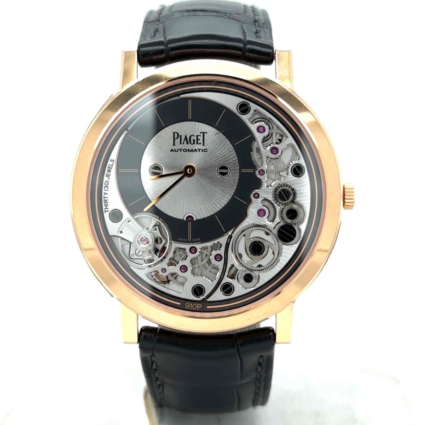 Thinnest Mechanical Watch Piaget 2mm ALTIPLANO ULTIMATE AUTOMATIC