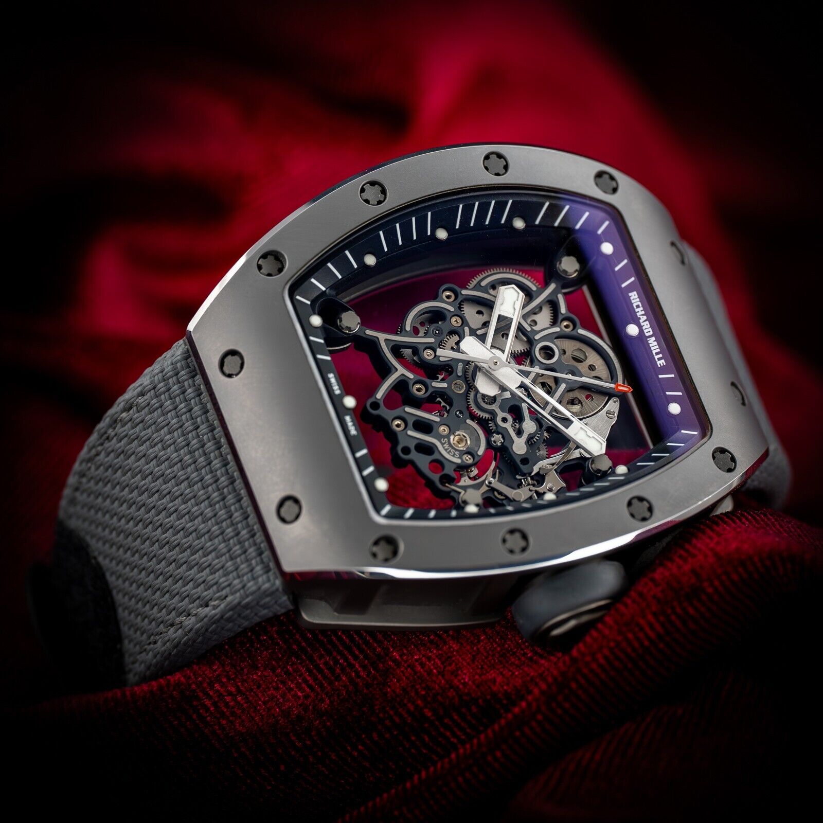 Mille Bubba Rm055 Grey Richard Mille RM 055 Bubba Watson
