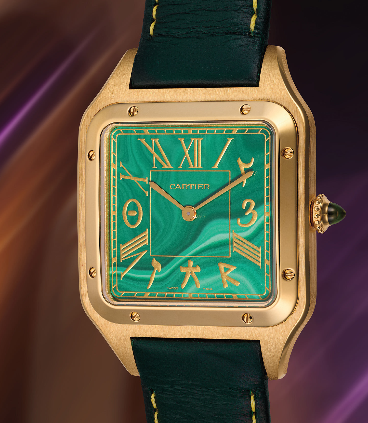 Cartier Santos de Cartier 18k yellow gold Green 2024 United States