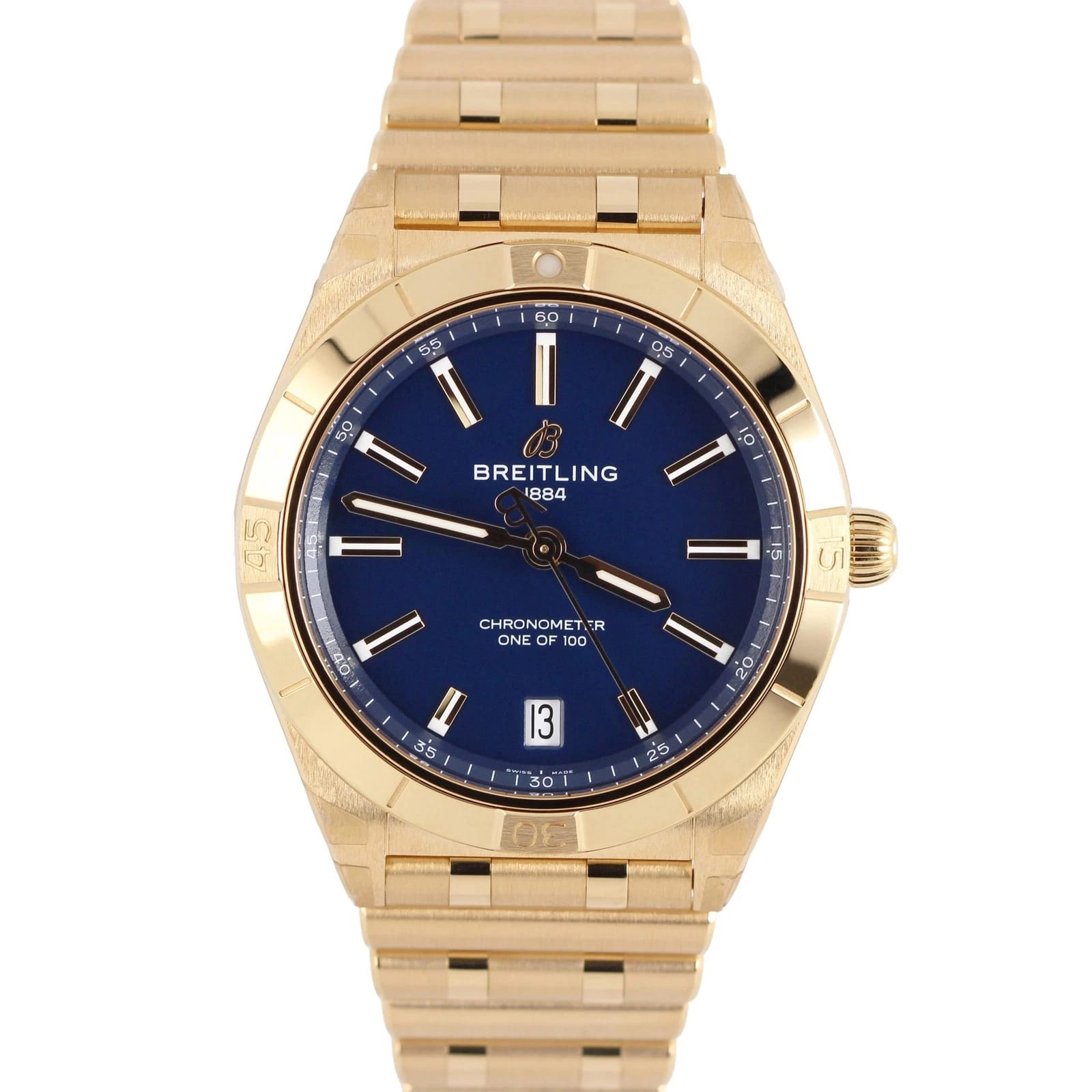 Breitling Chronomat K13352 Yellow gold Black United Kingdom