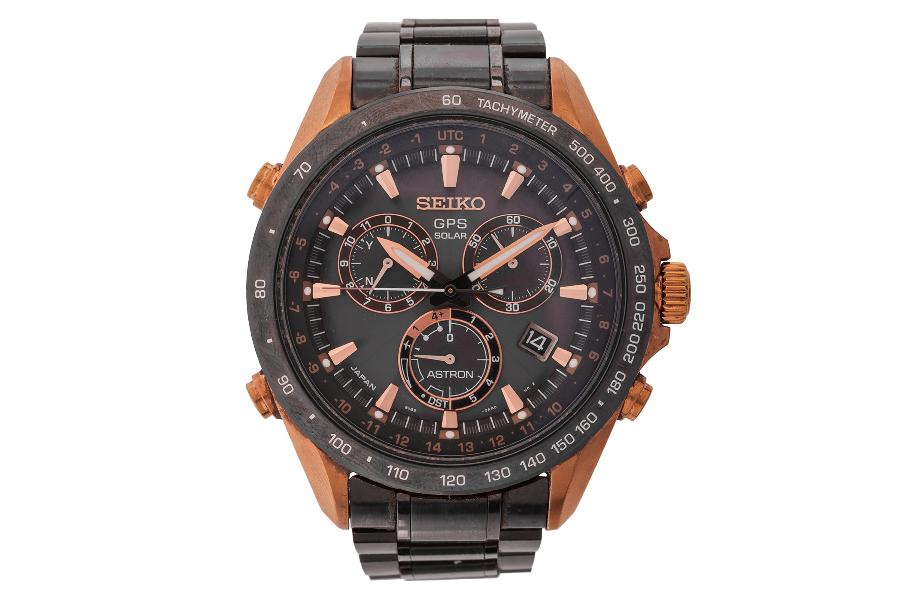 Seiko Astron GPS Solar Chronograph SBXC037/5X53-0AB0 Titanium 
