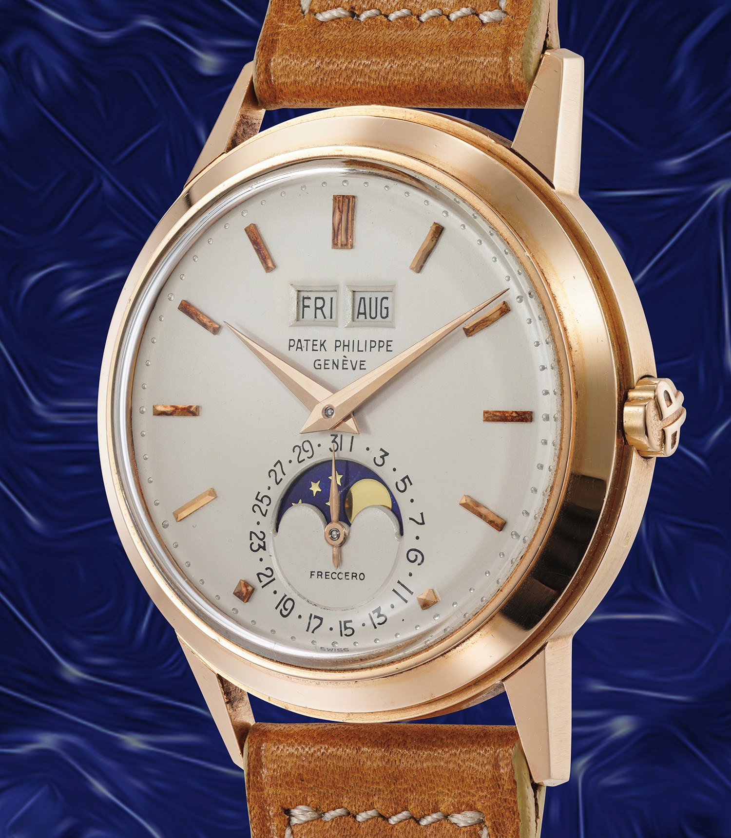 Patek Philippe Perpetual Calendar 3448 18k rose gold 1968