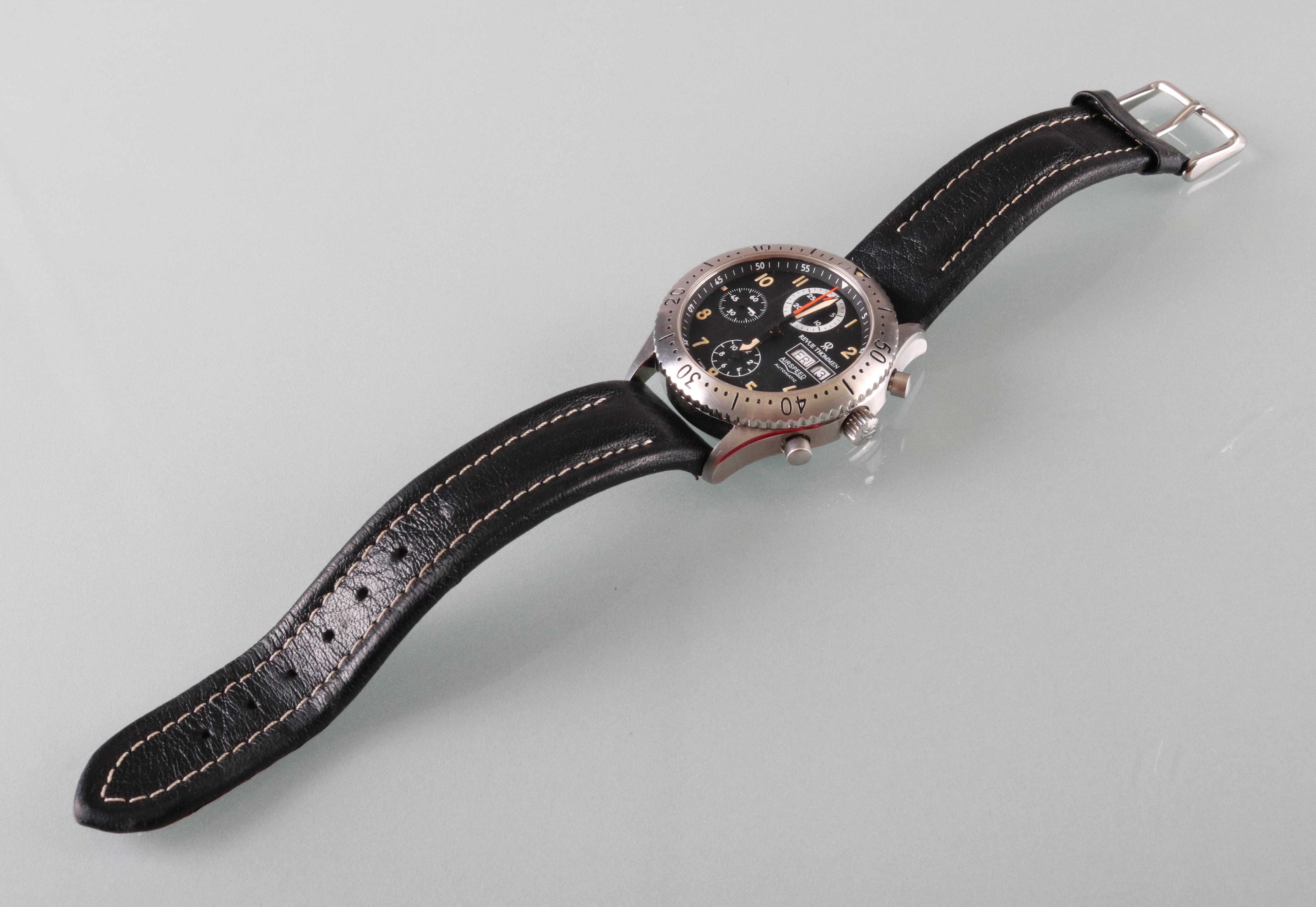 Revue Thommen Stainless steel White 1999 Switzerland