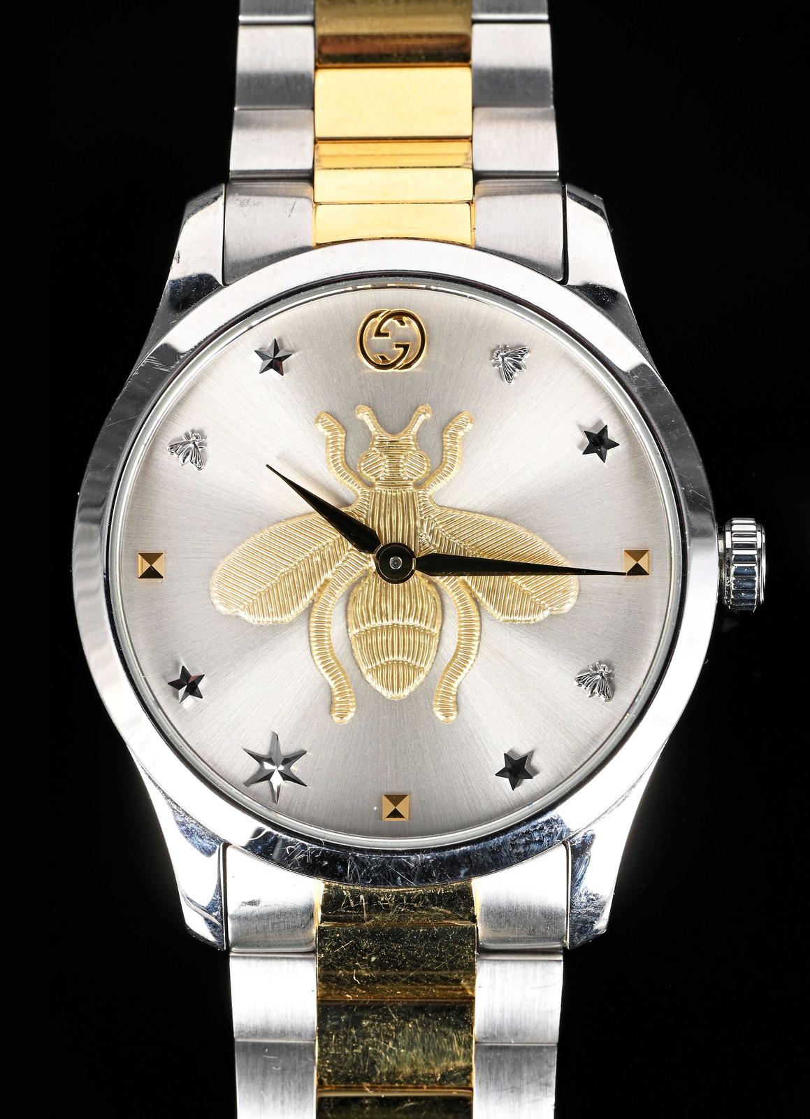 Gucci G-Timeless 632119 I8600 9812 PVD argent brossu00e9 France