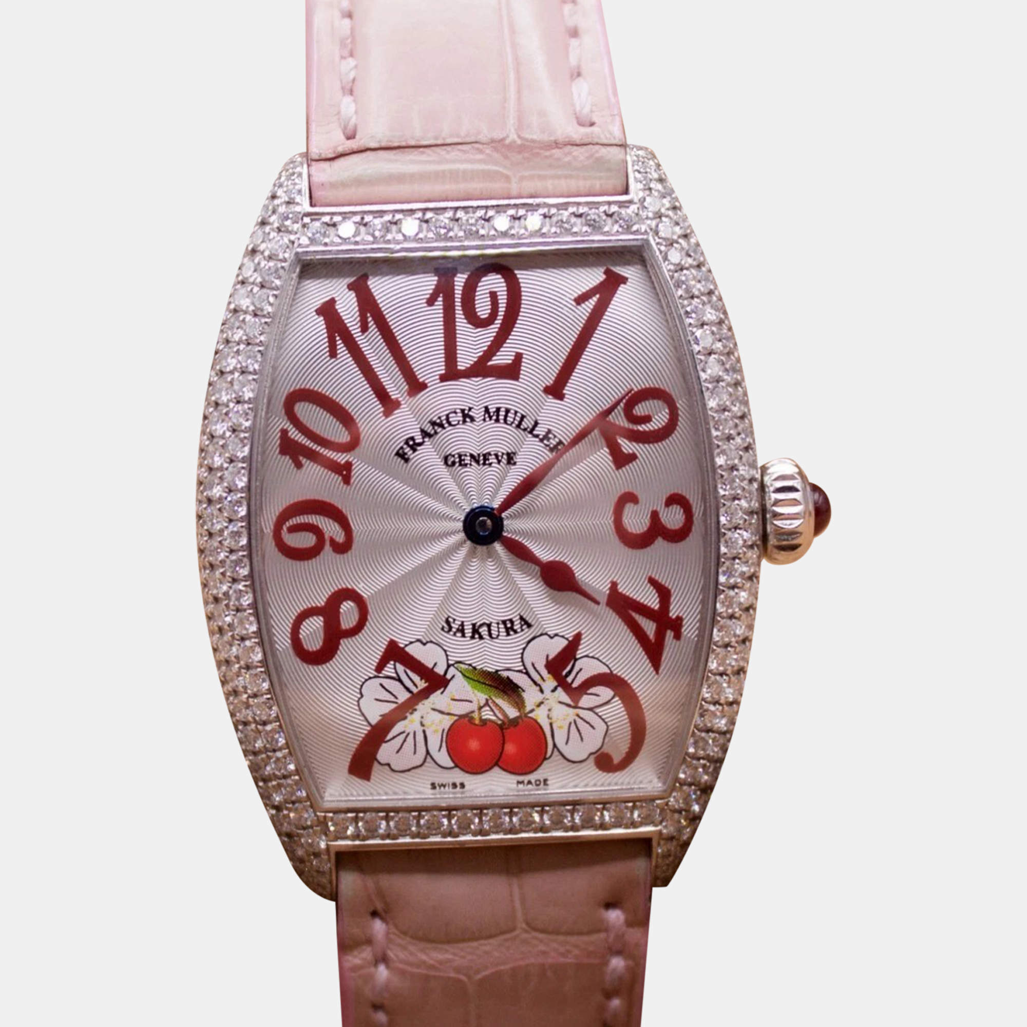 Franck Muller Cintrée Curvex Coeur 2250 QZ HJ White gold