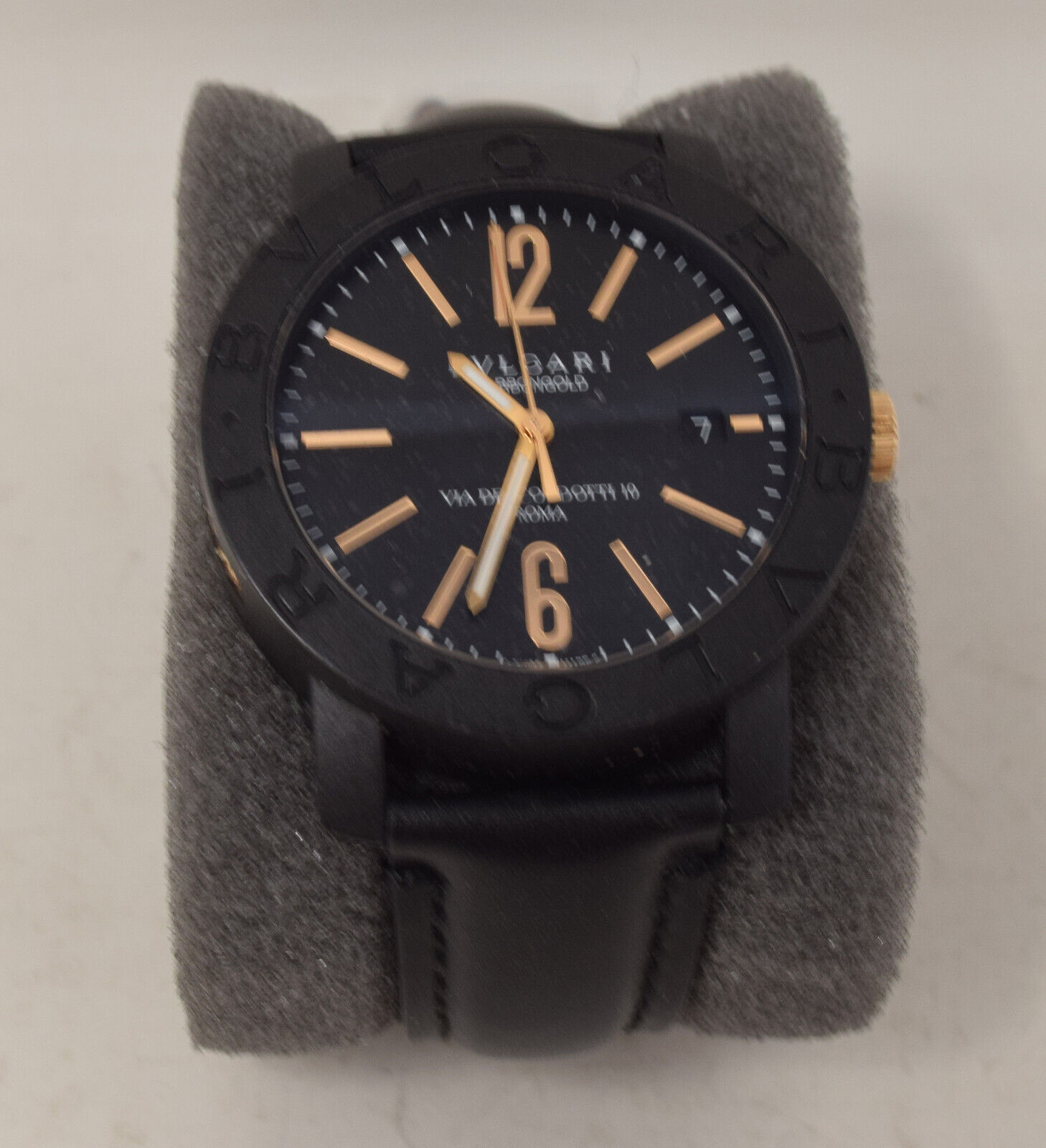 BVLGARI BVLGARIBVLGARI BB33SS DLC Processing black Dial Automatic Men\'s First Look: The new Bulgari Octo Finissimo Automatic Black  main image 2