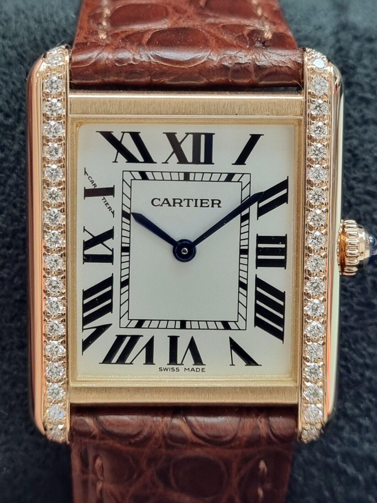 Gold Tank Solo Cartier Watches Buy Online Cartier Tank Solo Silver
