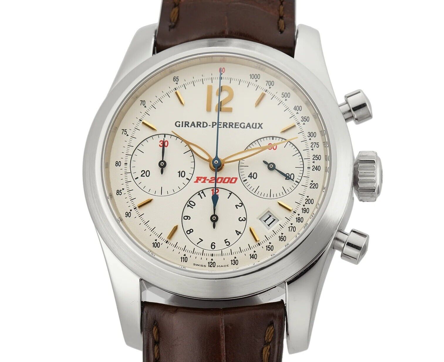 Girard-Perregaux Ferrari 4956 F1-2000 White gold Cream United