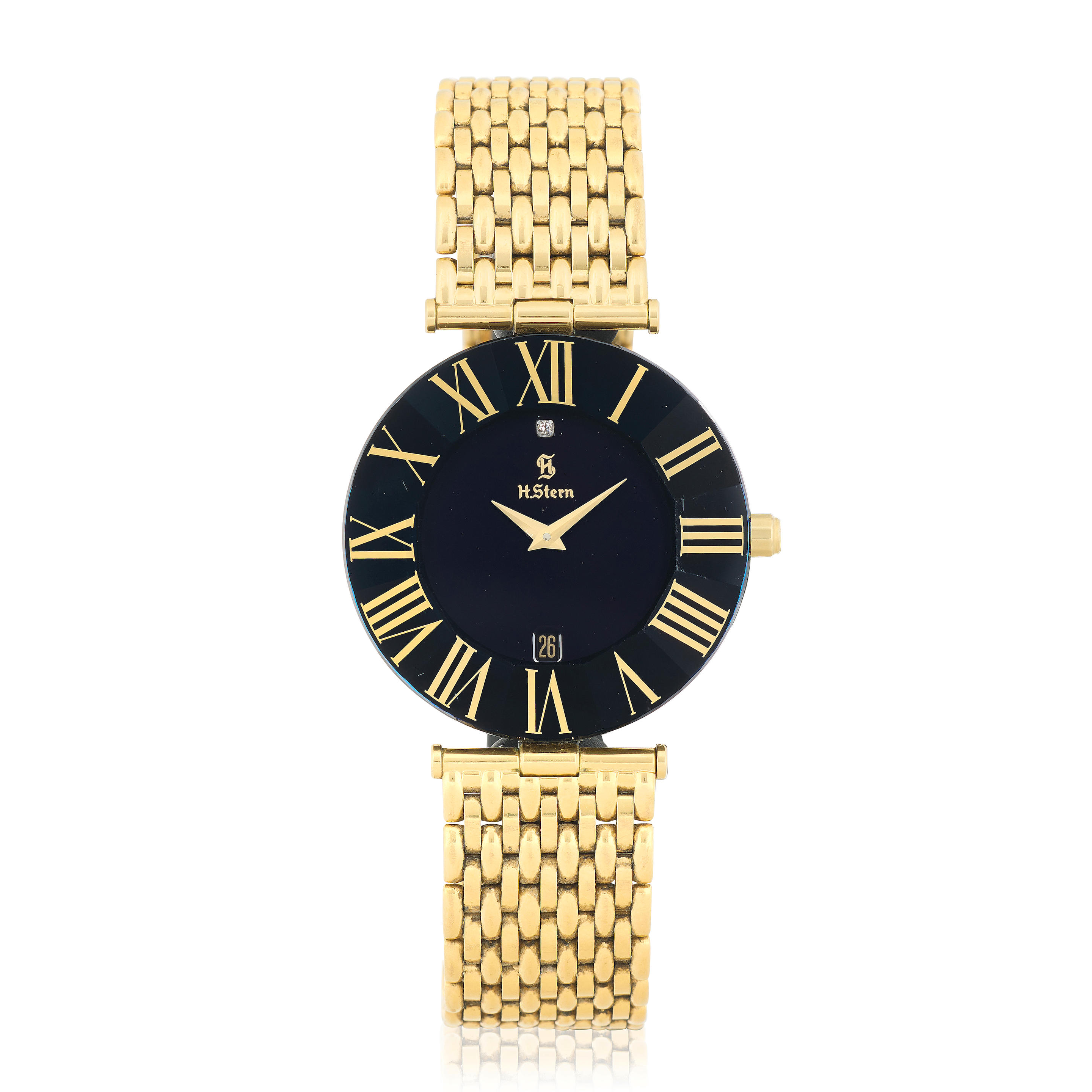 H. Stern 18k real solid gold Sapphire and Diamonds watch Rare Ladies H Stern “Sapphire Collection” Wrist Watch (18ct  main image 2