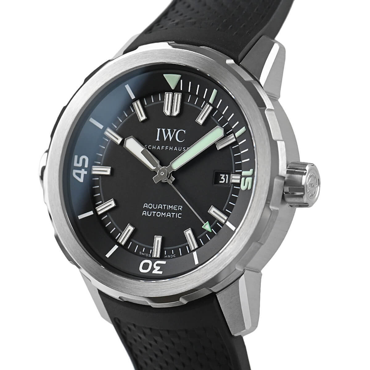 IWC 9313 White gold and Diamond Black 1982 Austria Watches and