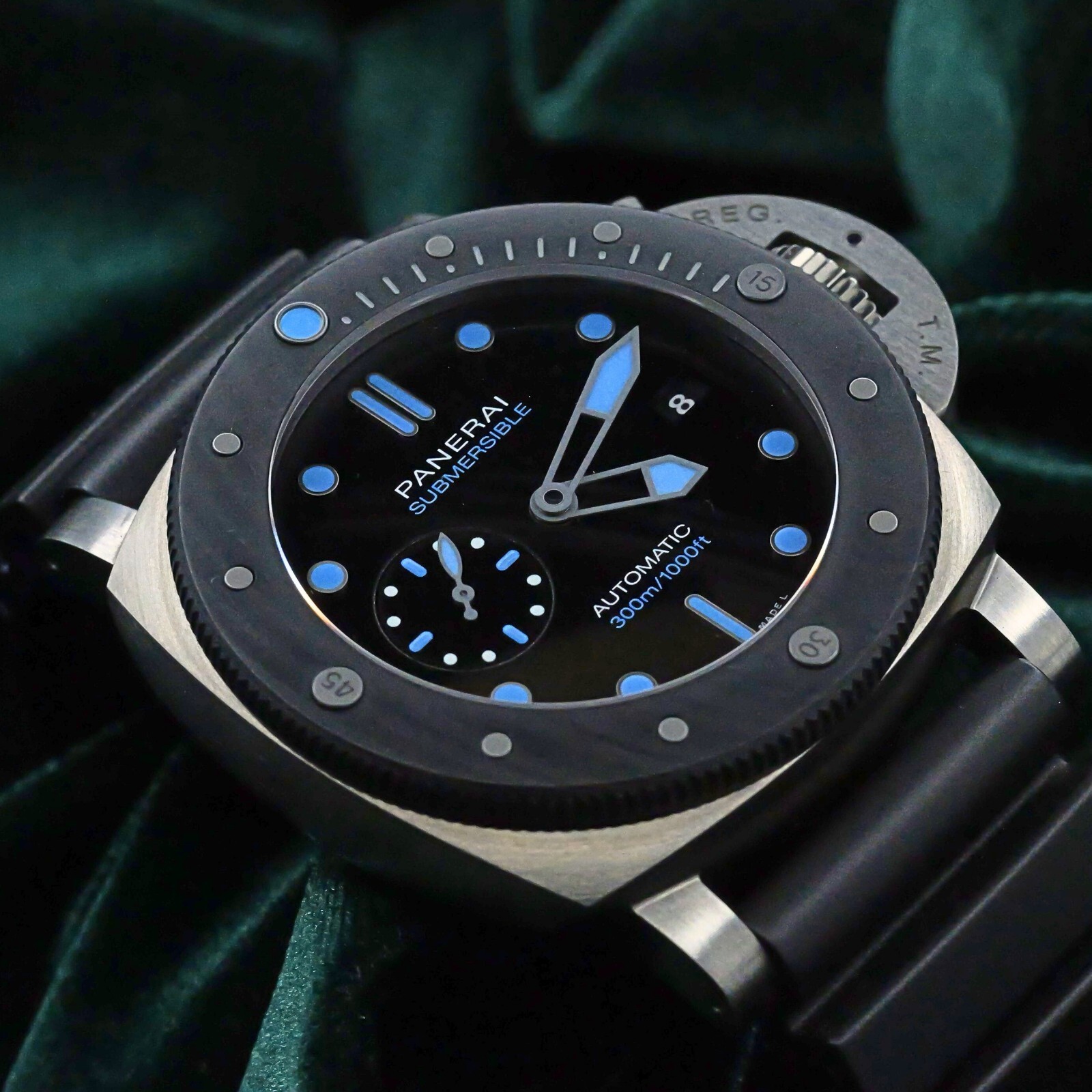 Watch Pam 799 Price Pre-Owned Panerai Submersible Men Watch In