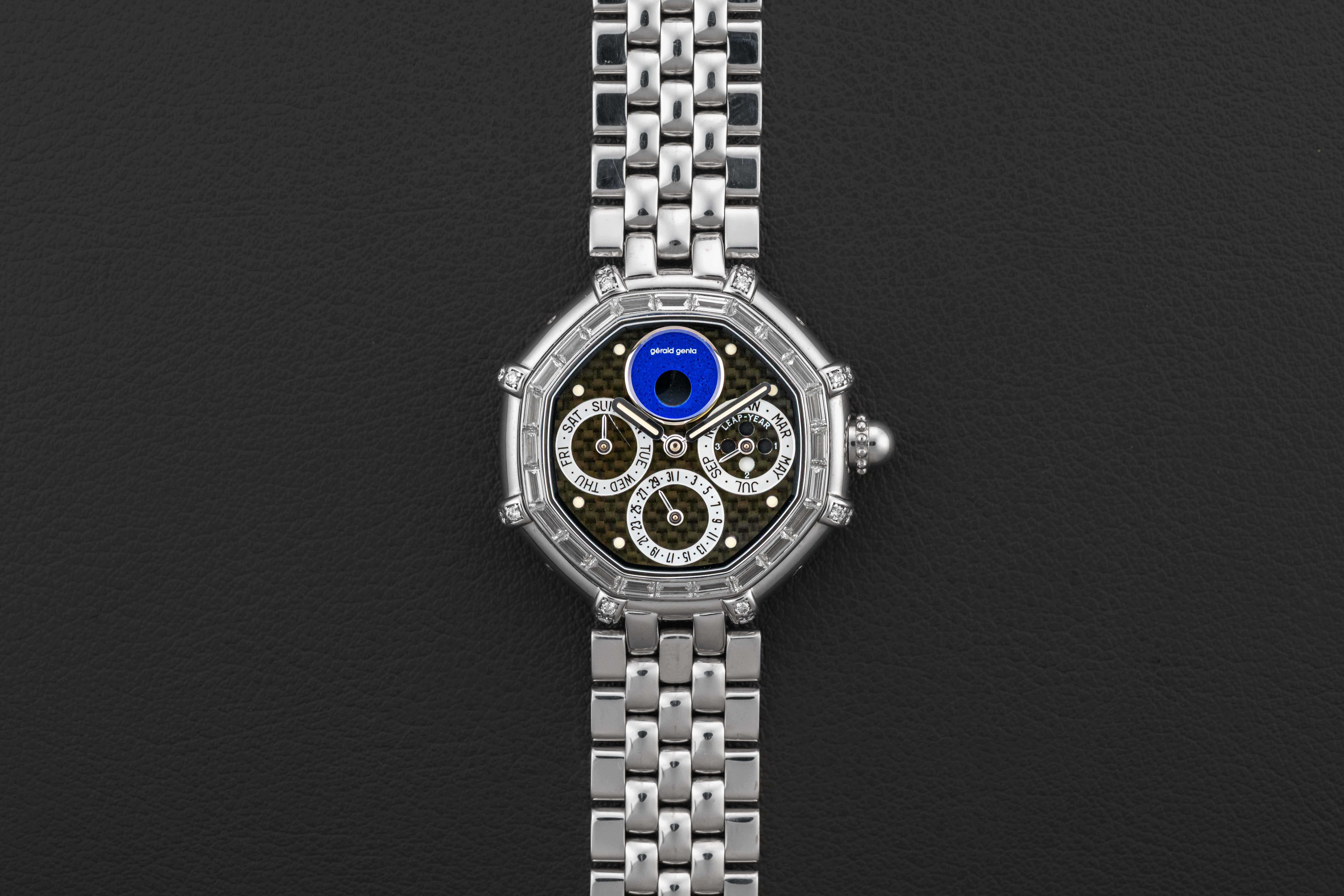 Gérald Genta Success Perpetual Calendar G.3374.7 18k white gold