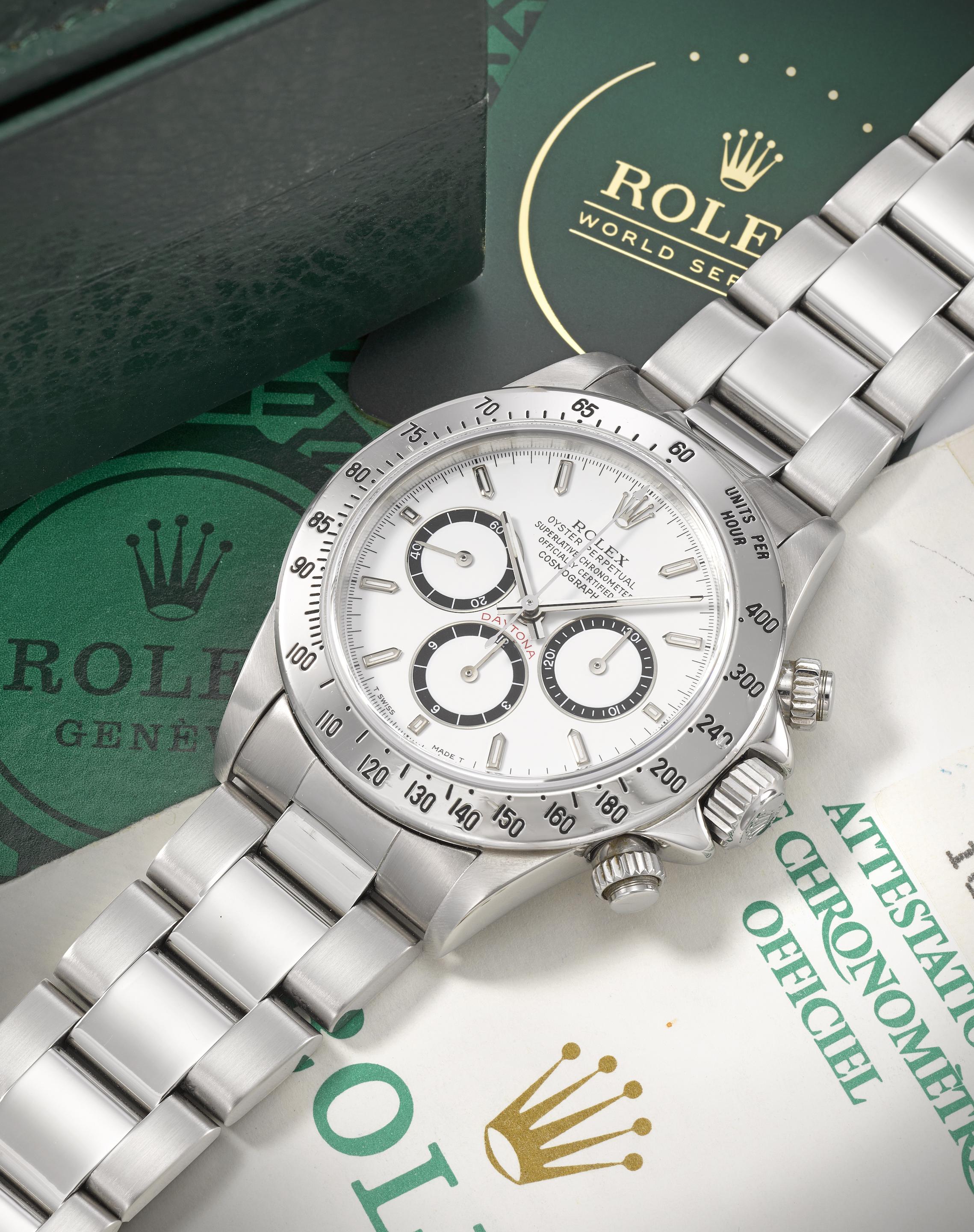 Rolex Daytona 16520 Stainless steel White 1997 Important Watches