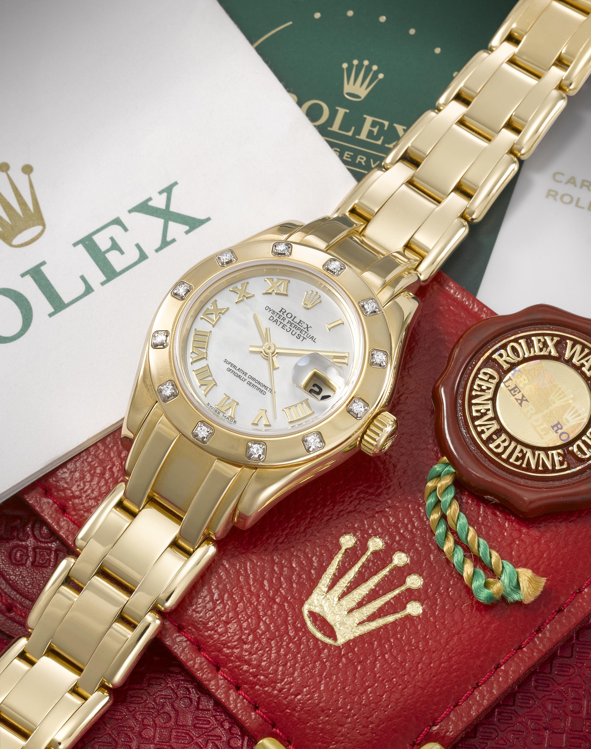 Rolex Pearlmaster 80298 Yellow gold MOP United States