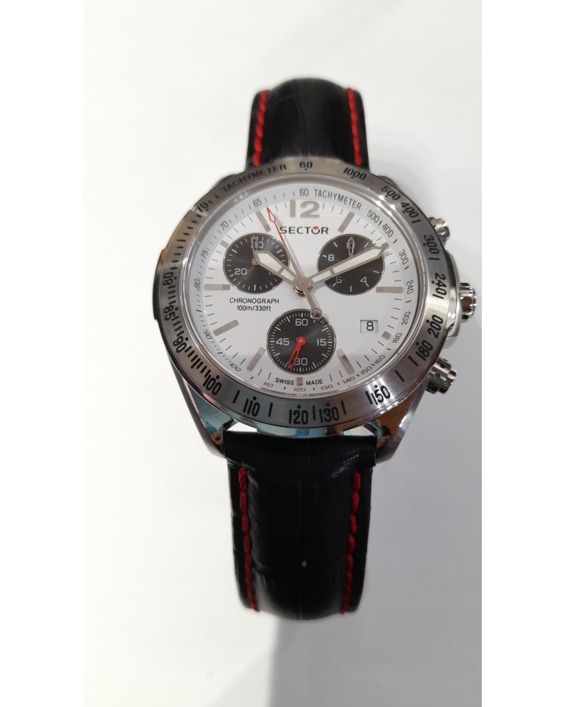 Sector 490 2651904015 Stainless steel White | Dealer | EveryWatch
