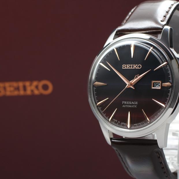 Seiko Presage 4R35-06F0 Stainless steel Burgundy Japan | Dealer