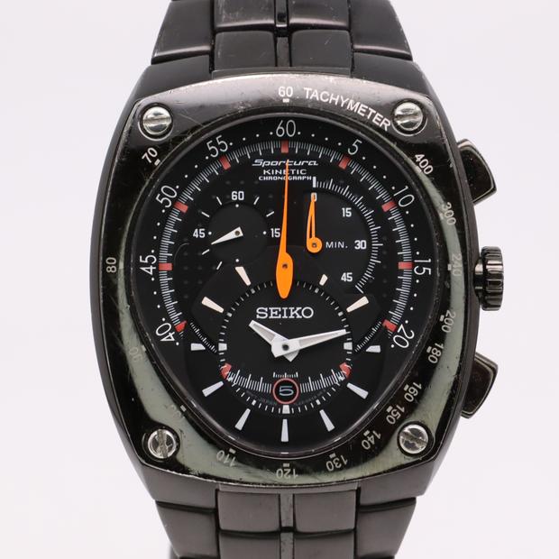 Seiko Sportura SNL029 Stainless steel Black Hong Kong | Dealer