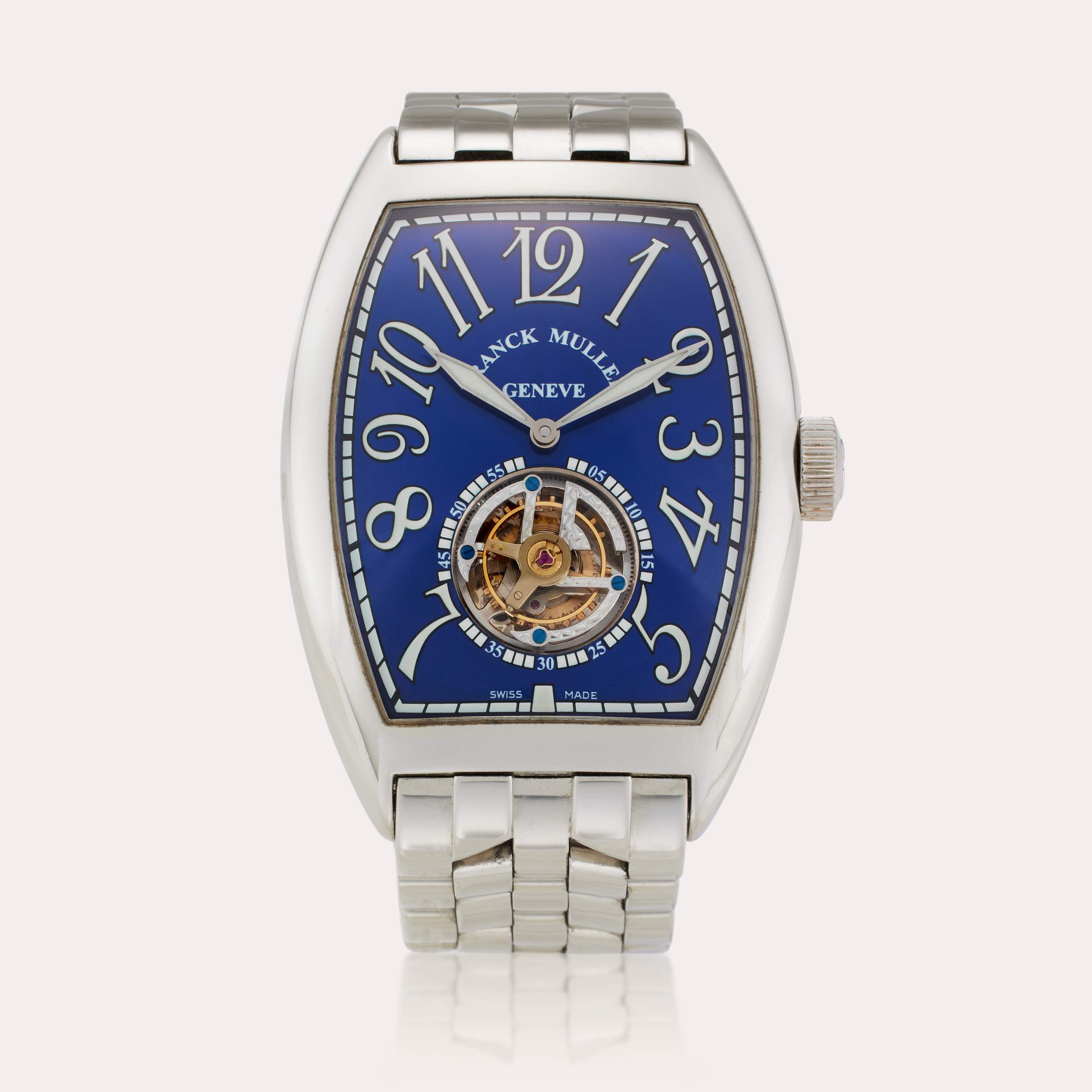 Franck Muller -BENZ Stainless steel Black 1990 Dealer EveryWatch