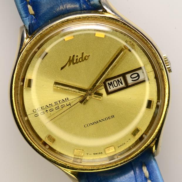 Mido Commander 5039 Yellow gold and Stainless steel Golden 1960