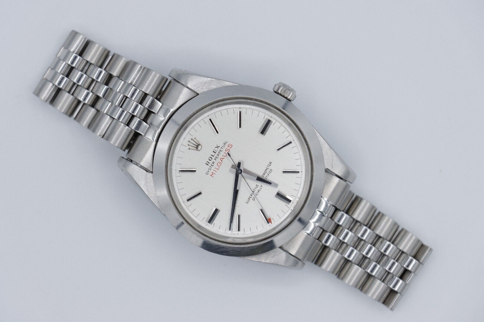 White Dial Rolex Milgauss Lc100 Rolex Milgauss 116400 LC Stainless