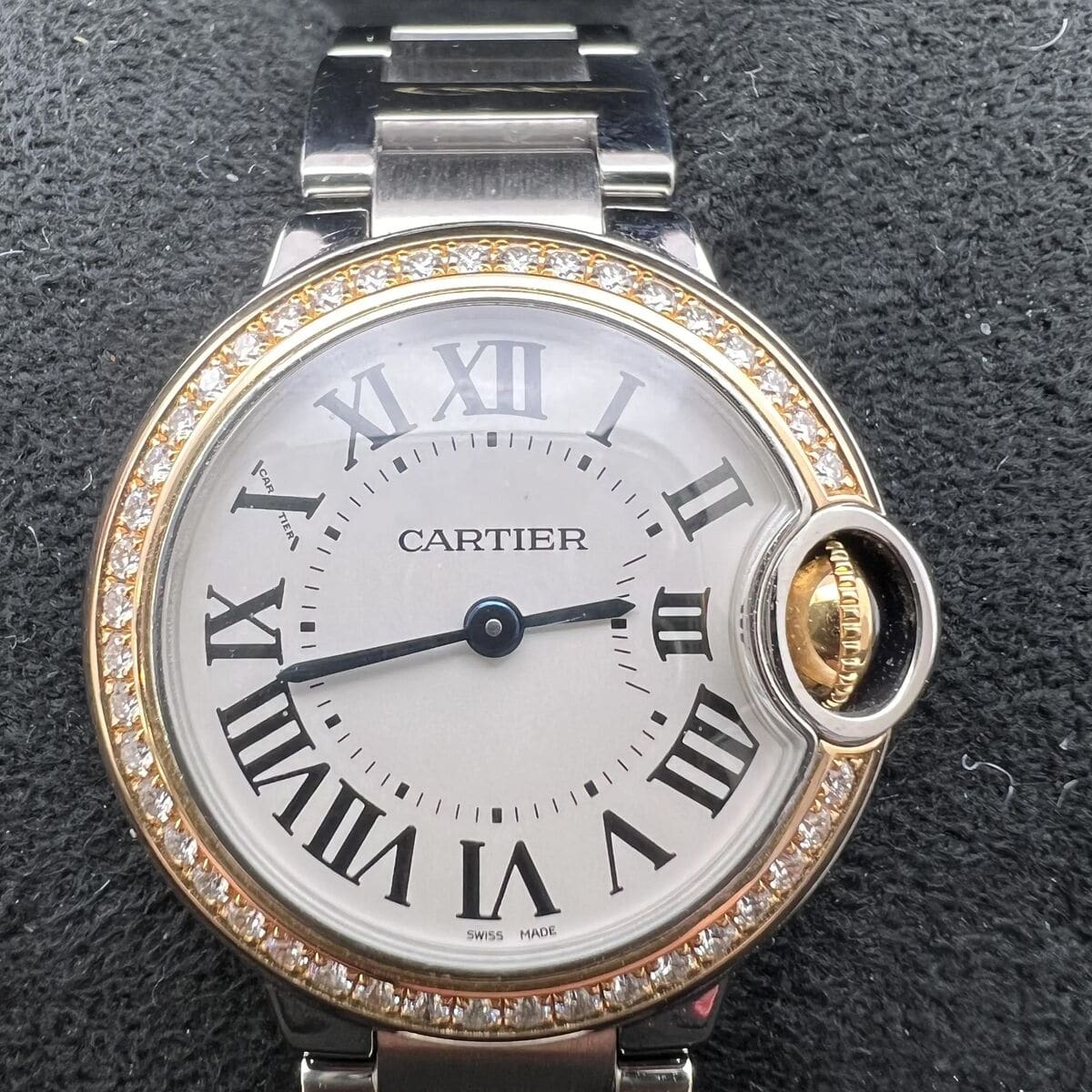 Cartier Ballon Bleu we902079 Rose gold and Stainless steel Silver