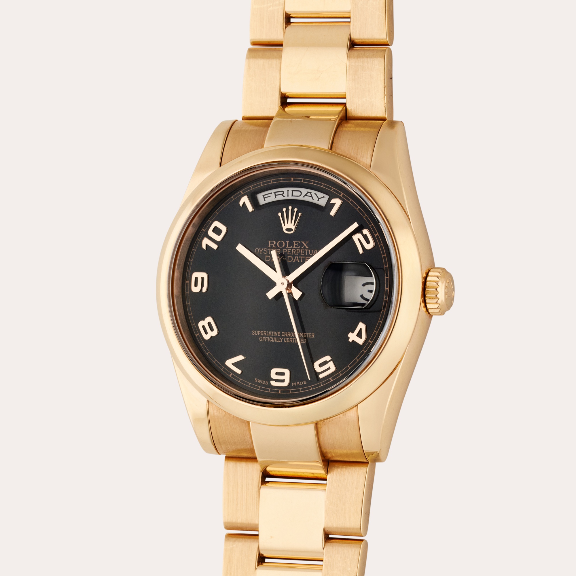 Rolex Day-Date 118205 Black | Dealer | EveryWatch