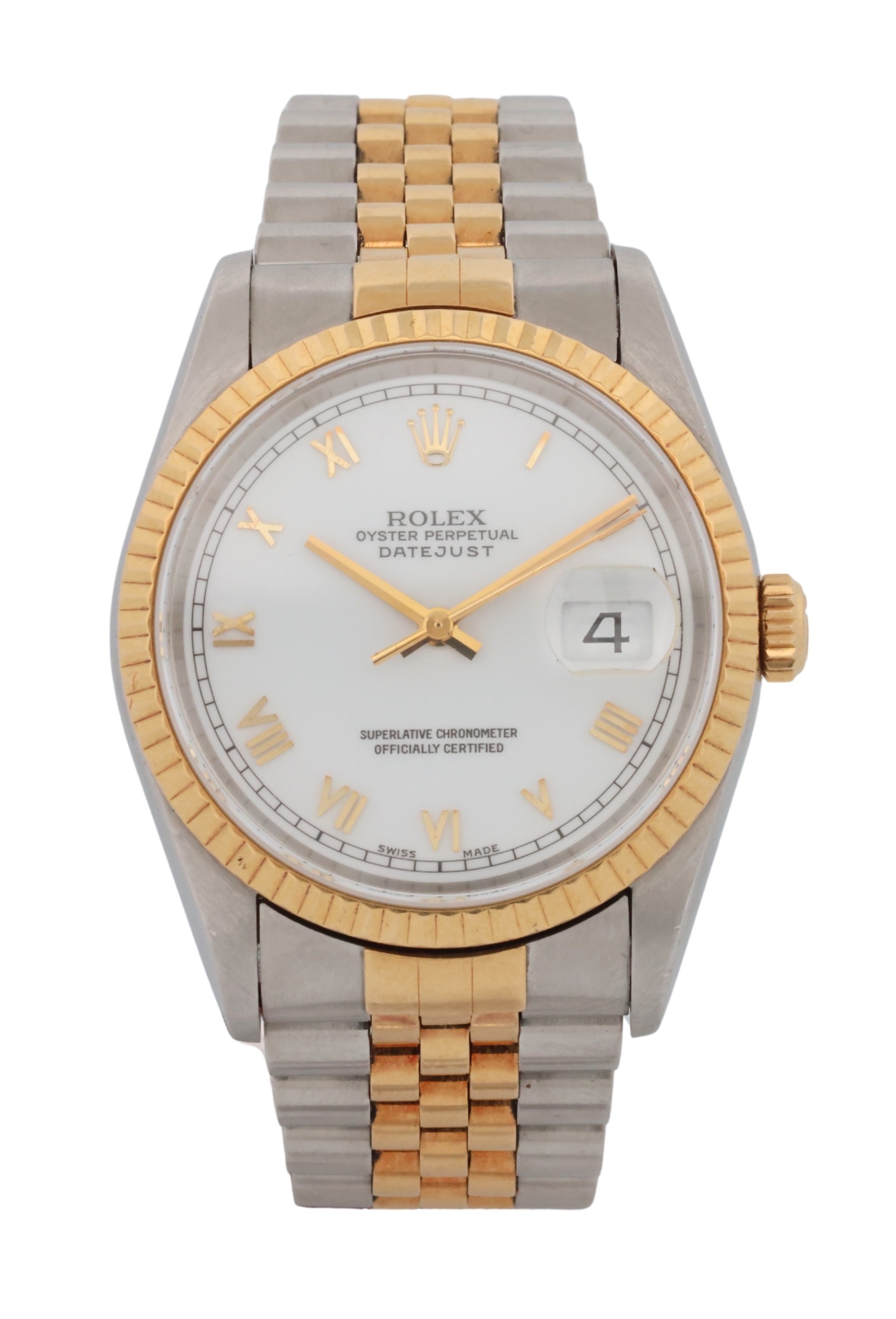 るぅ Rolex Datejust 126233 Yellow gold and Stainless steel White