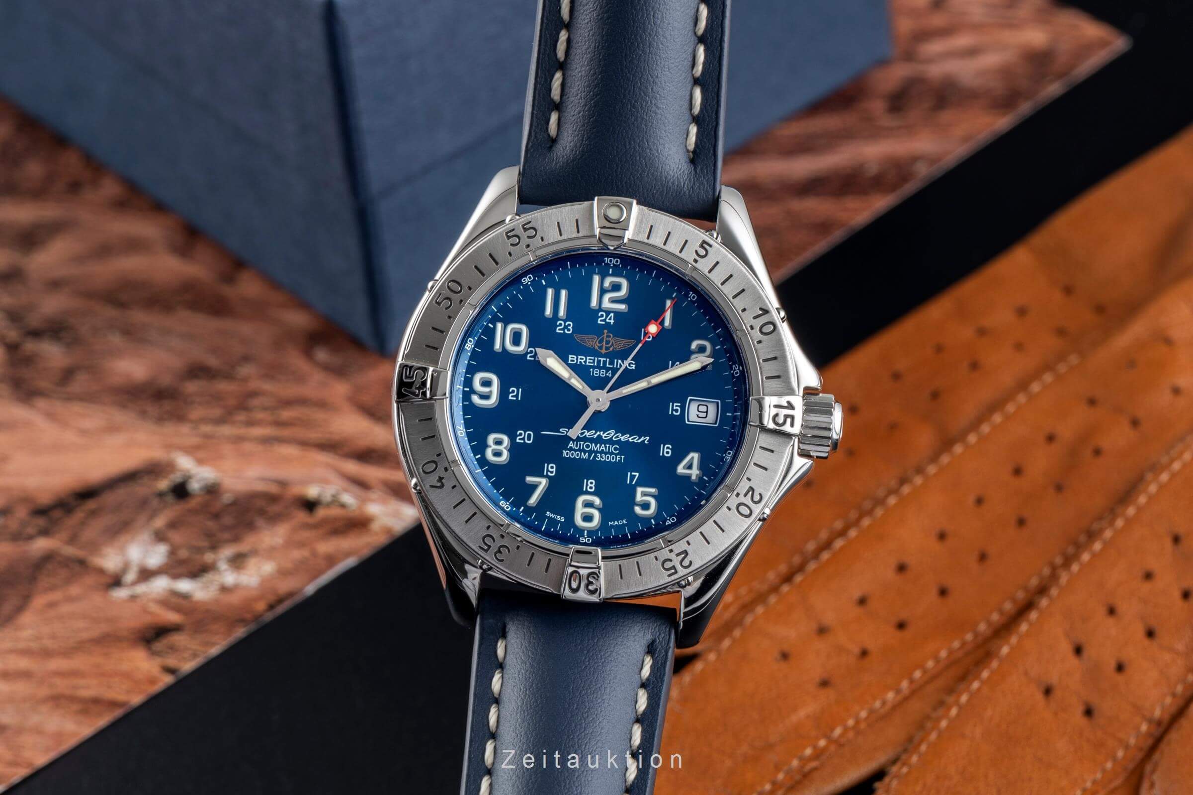Breitling Superocean A17340 Stainless steel Dark Blue 2001 Germany