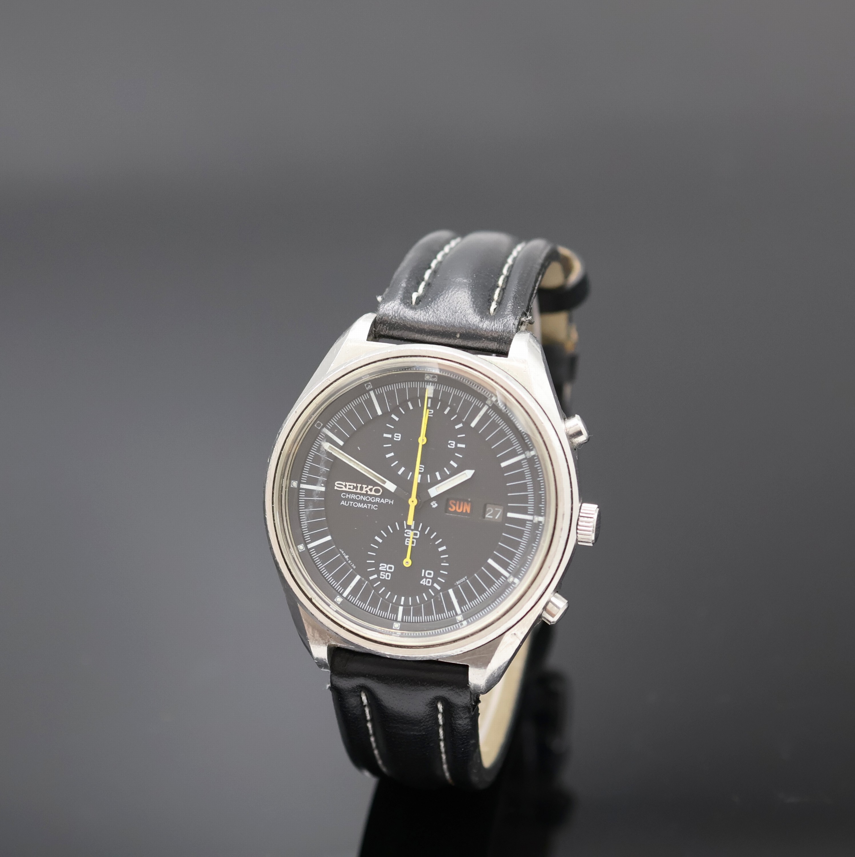Seiko Chronograph 6138-3002 Stainless steel Black 1977 | Dealer