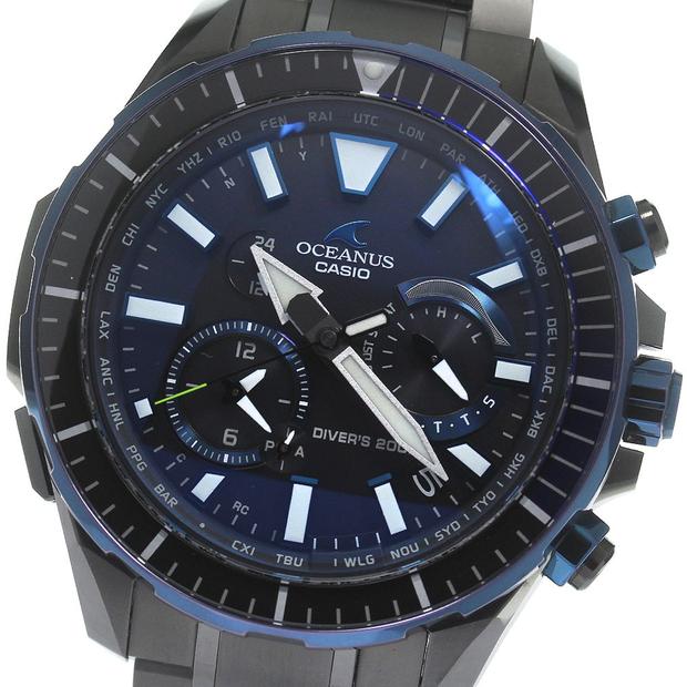 Casio Oceanus OCW-P2000B-1AJF Titanium Black Japan | Dealer