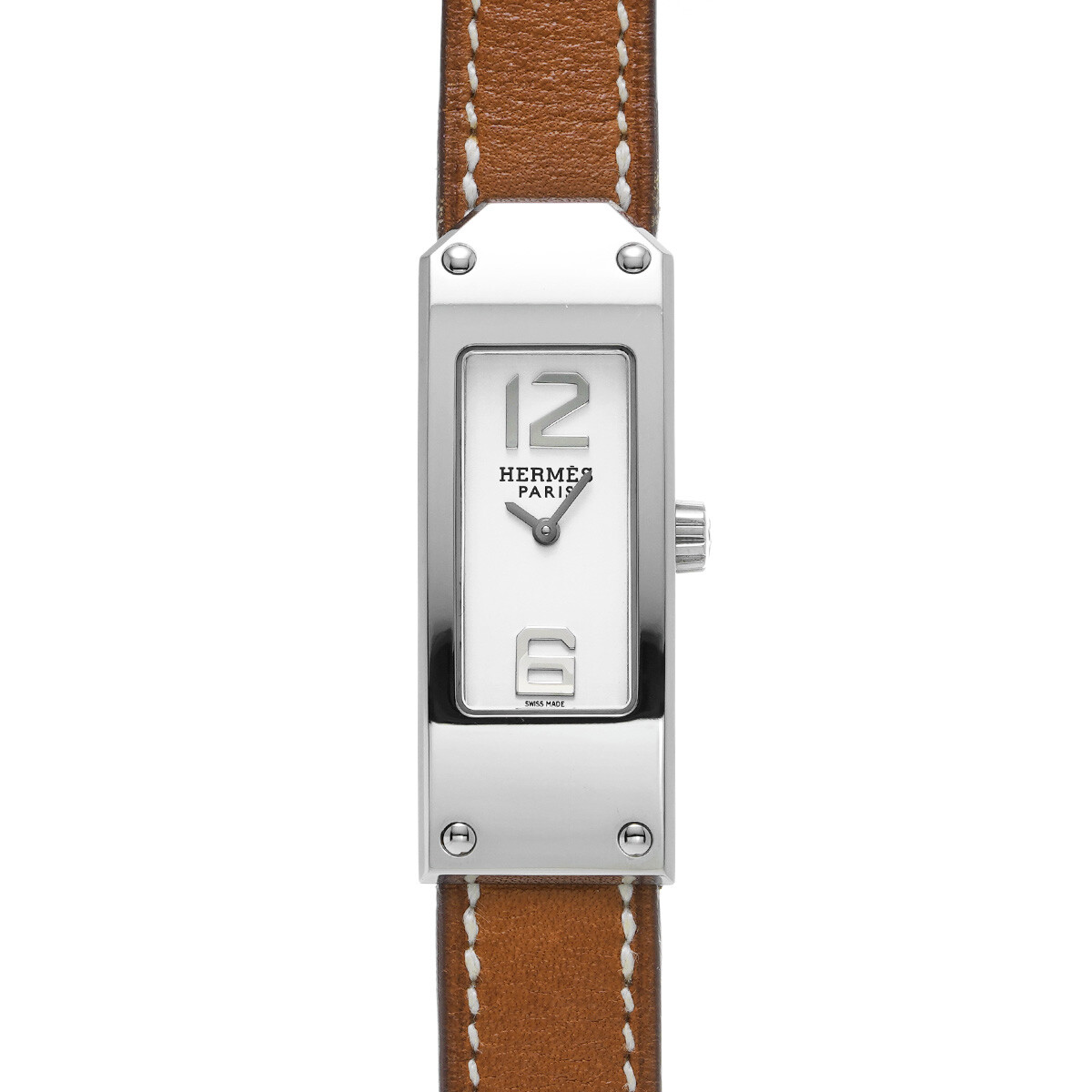 HERMES Kelly 2 de boutur KT1.210 White/Blanc Ladies Watches quartz Hermes Kelly 2 Double Tour KT1.210 Quartz Watch Women main image 4