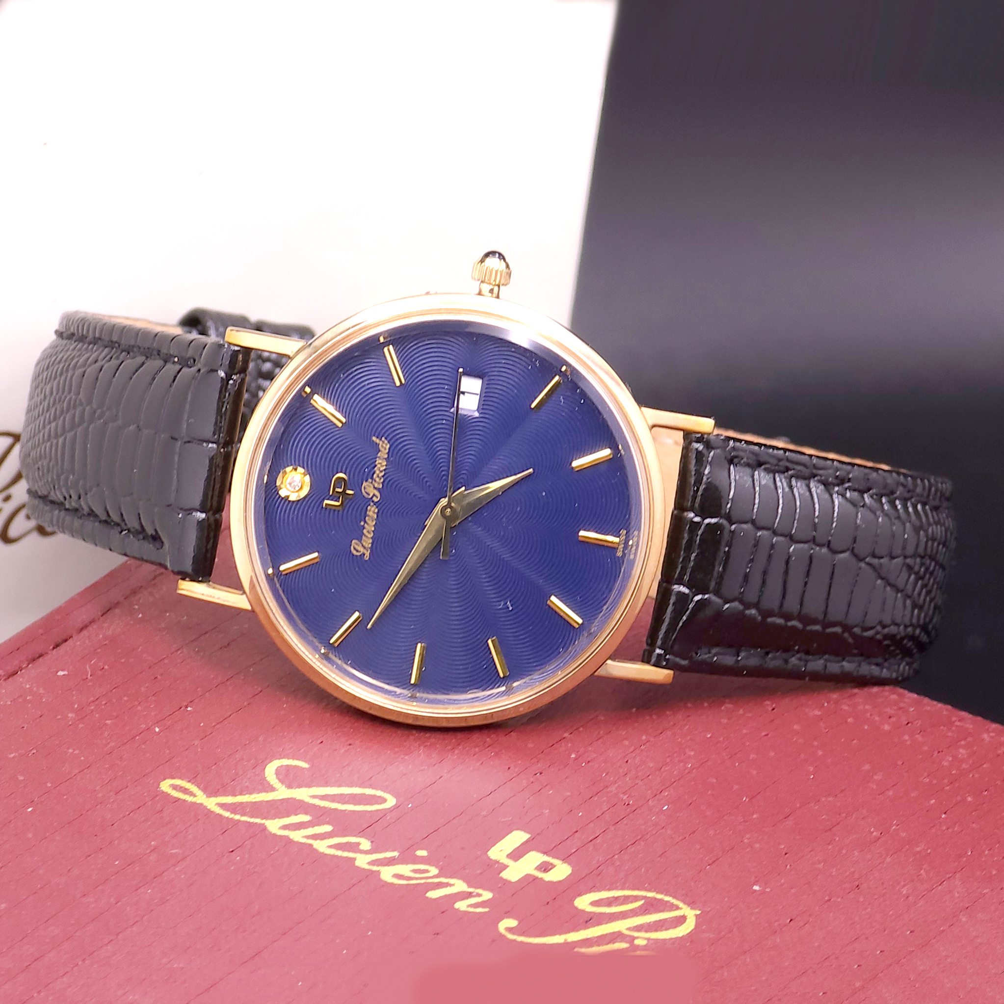 Lucien Piccard 22478 Yellow gold Blue United States | Dealer 