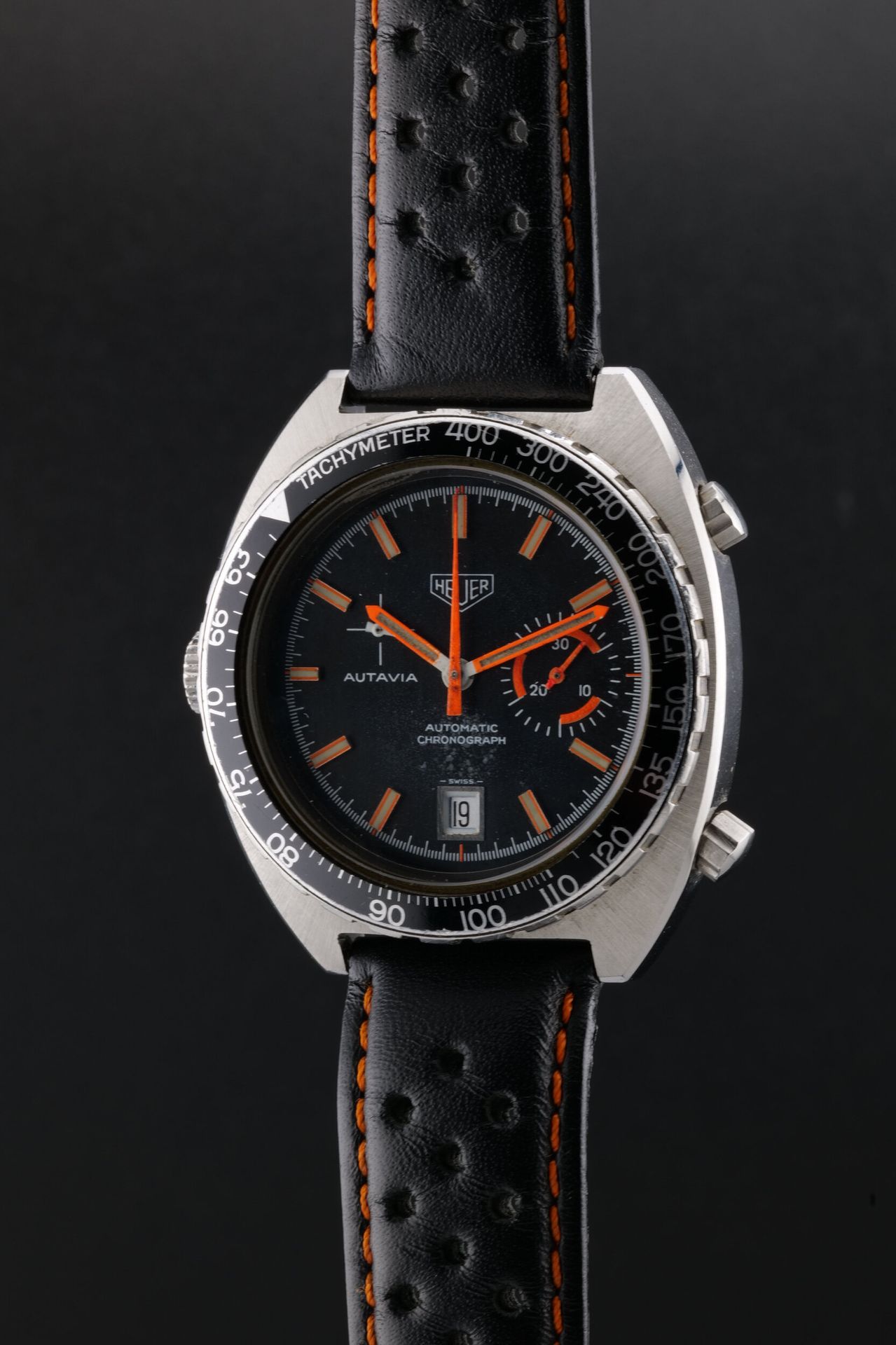 TAG Heuer Autavia Stainless steel Black Japan