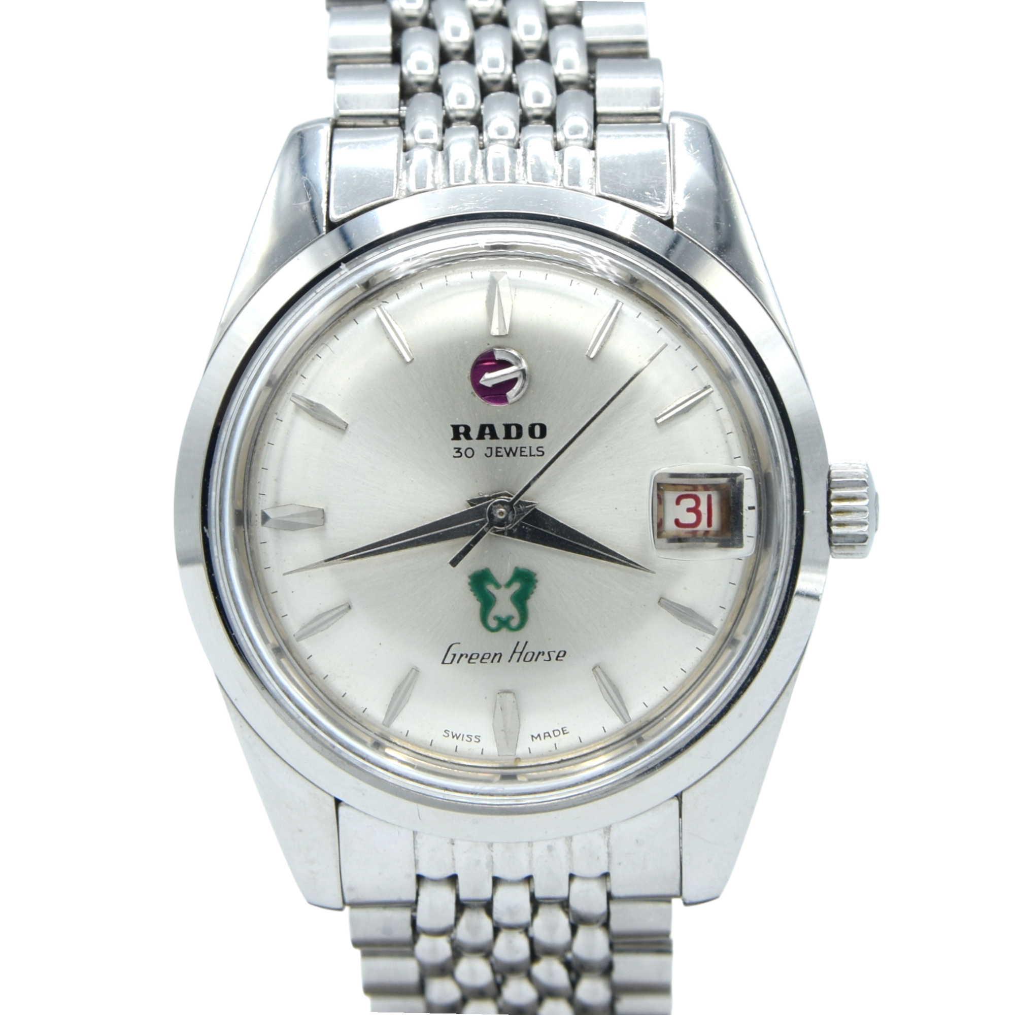 Rado Green Horse 11657 Stainless steel Silver 1966 United Rado Green Horse 11657 Stainless steel Silver 1966 United