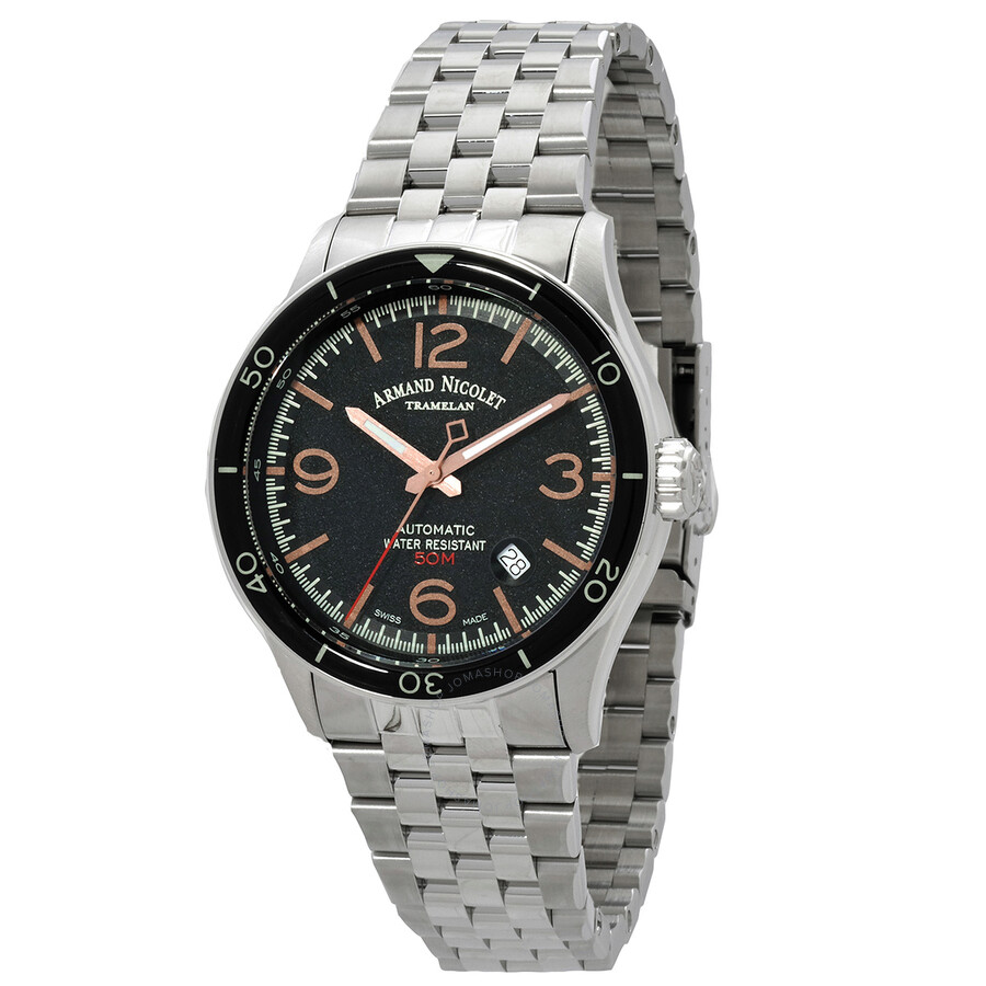 Armand Nicolet M2H A740HNA-NS-BMA22740A Stainless steel Black