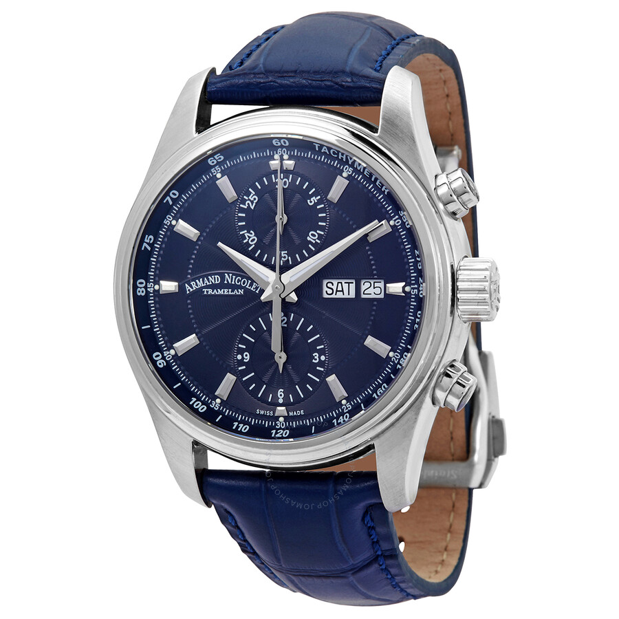 Armand Nicolet MH2 A647A-BU-P840BU2 Stainless steel Dark Blue