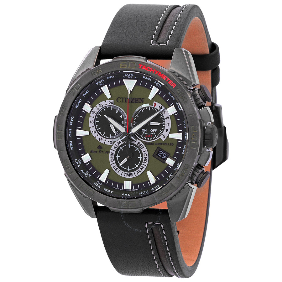 ジャンク品　CITIZEN PROMASTER Eco-Drive 腕時計 本体 Citizen Promaster CB5037-17X Stainless steel Green | Dealer