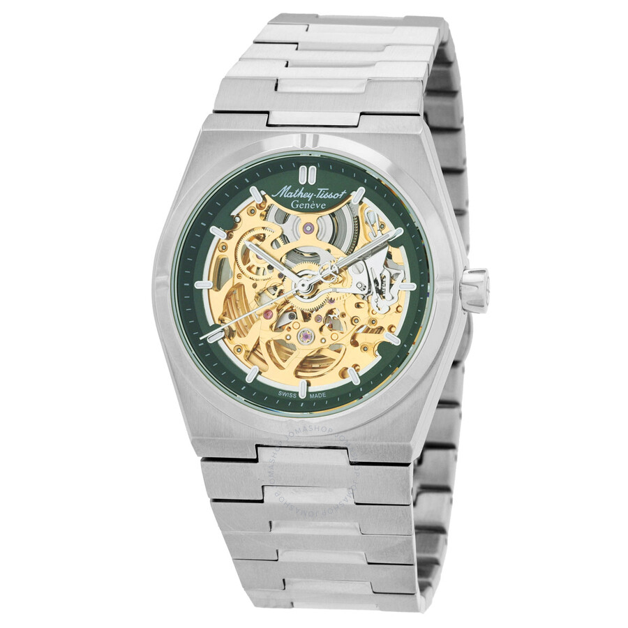 Mathey-Tissot Zeus Skeleton H118CFAV Stainless steel Green United