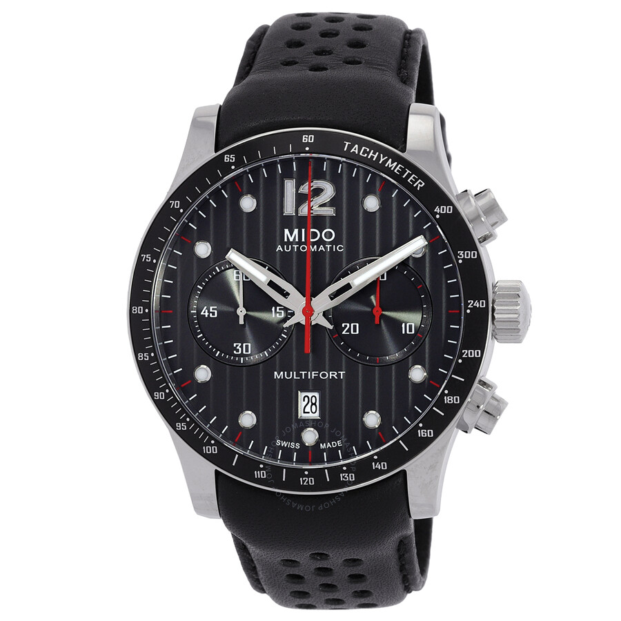 Mido Multifort M025.627.16.061.00 Stainless steel Black 2024 Italy