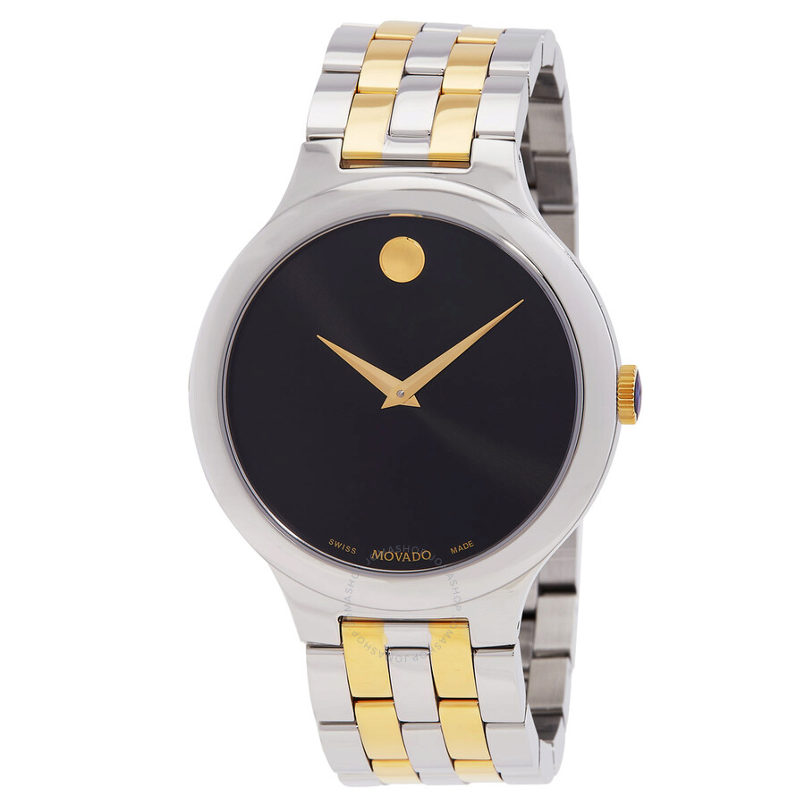 Movado Temo 0607294 Gold Ion-plated Stainless Steel Black Dealer