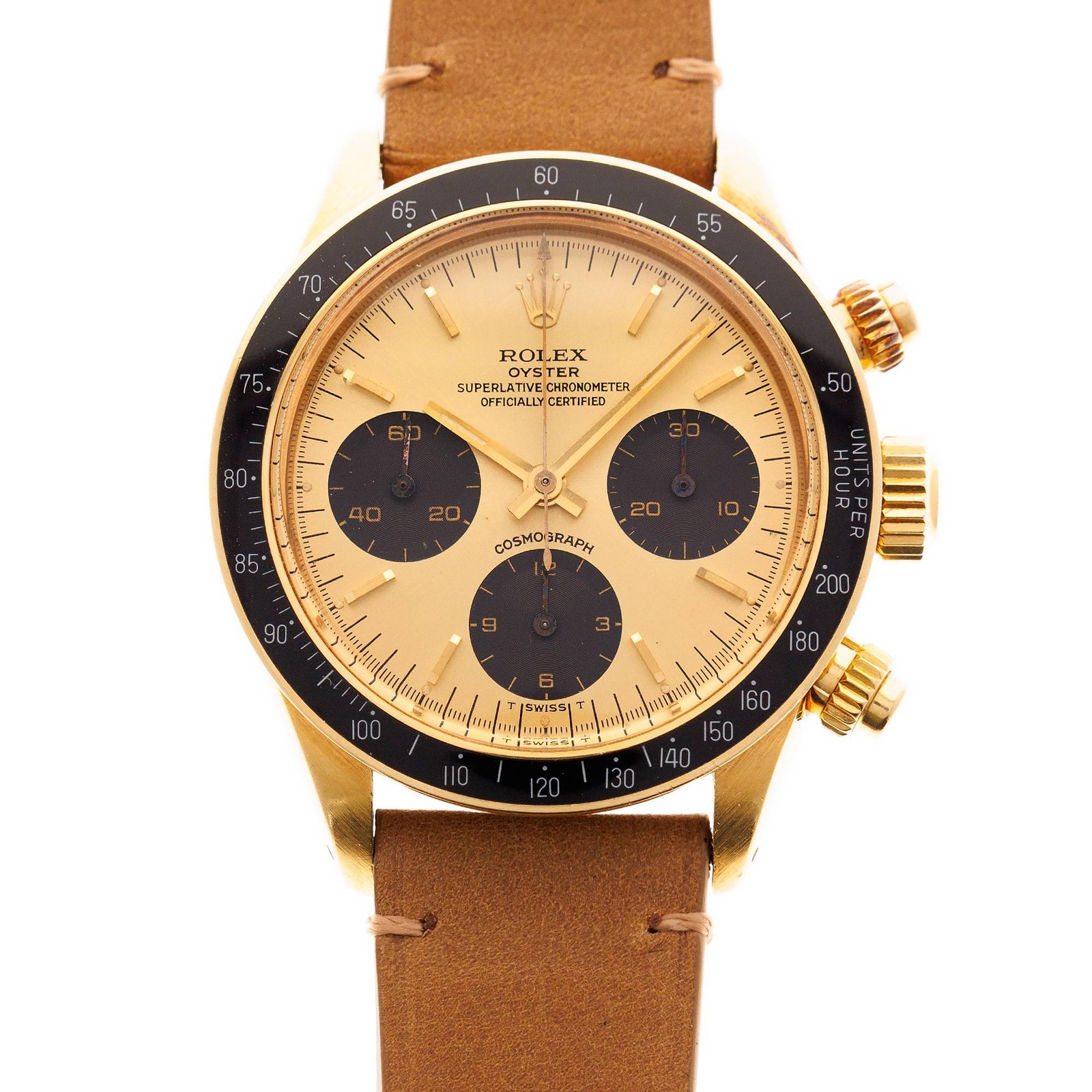 Rolex Daytona 6263 18k yellow gold 1970 Rare Watches Including