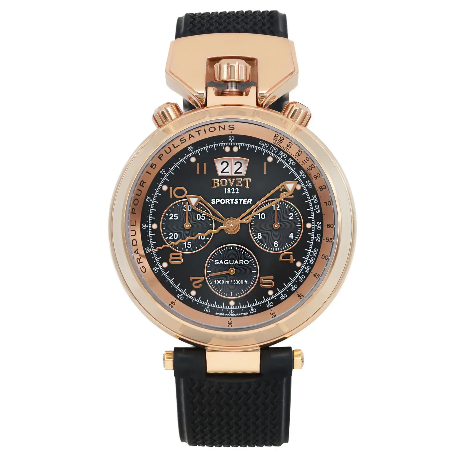 Bovet Yellow gold 1824 Switzerland Important Modern Vintage