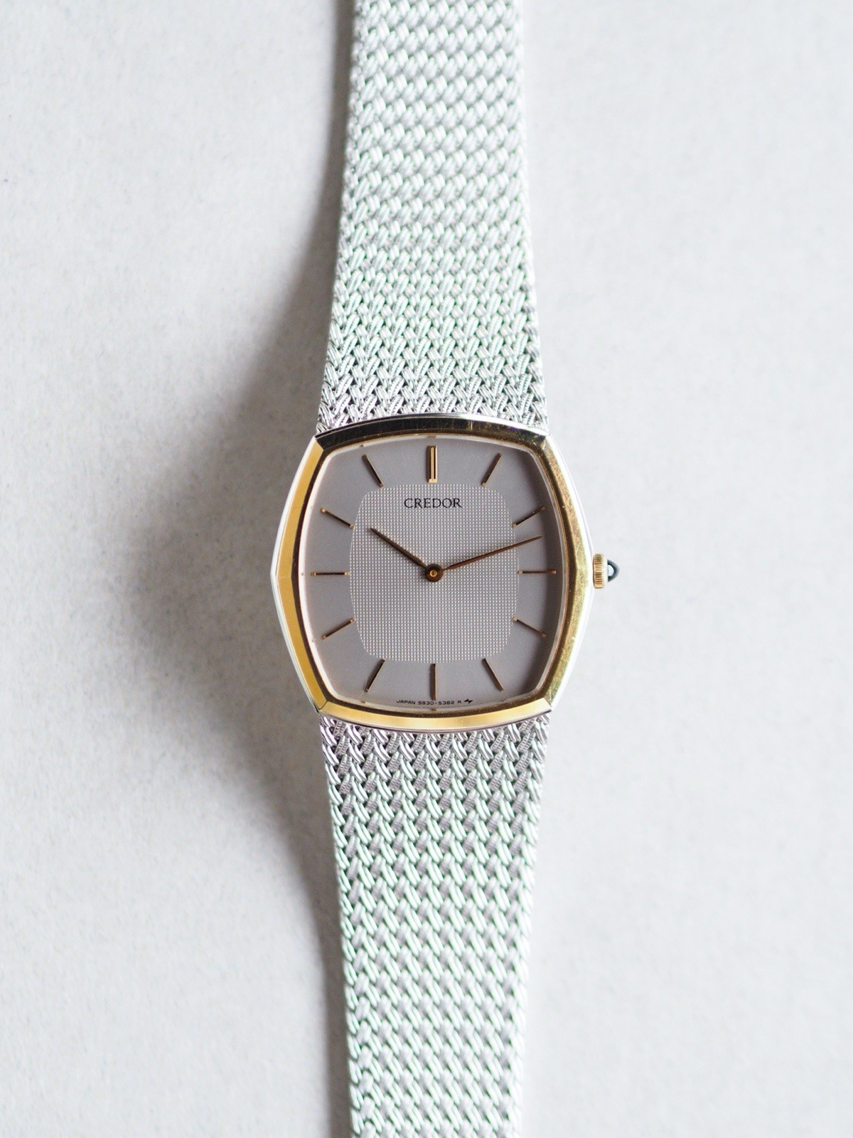 SEIKO Credor クォーツ 腕時計 シルバー/ゴールド5930-5392 Credor Seiko Credor 5930-5392 Stainless steel Gray Indonesia