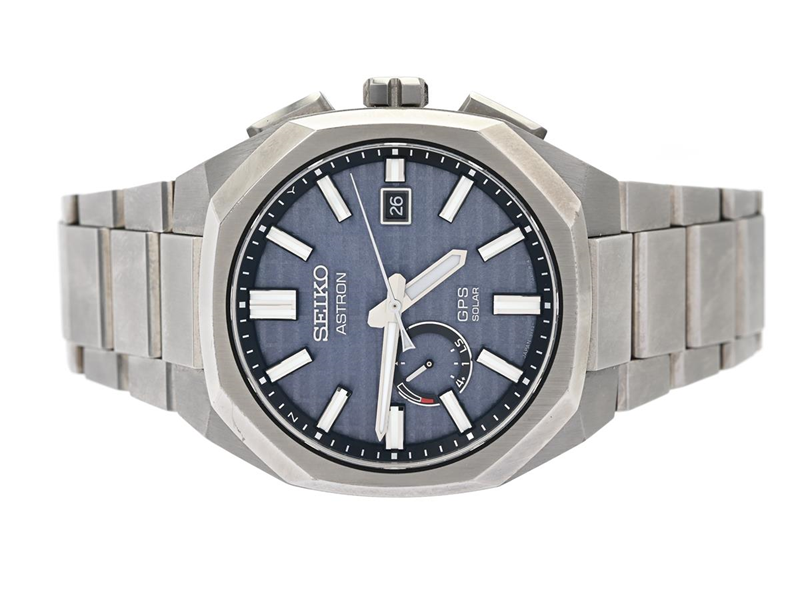 Seiko Astron GPS Solar SBXC013/5X53-0AE0 Stainless steel White