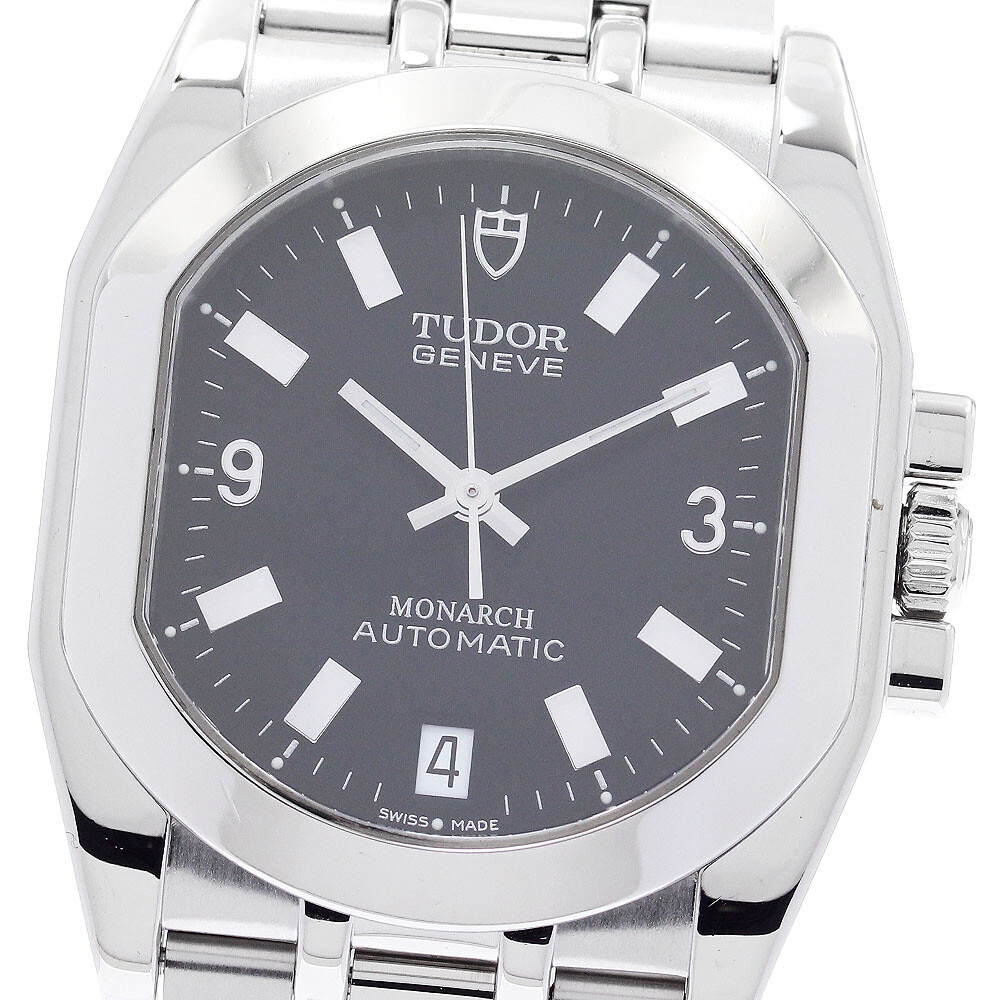 Tudor Monarch 33100 Stainless steel Black Japan Dealer EveryWatch
