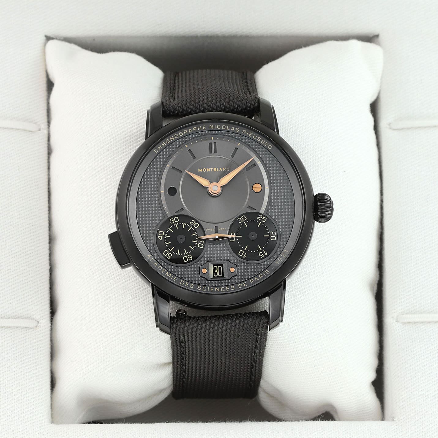 Montblanc Sport 7037 Stainless steel Black 2014 Dealer EveryWatch