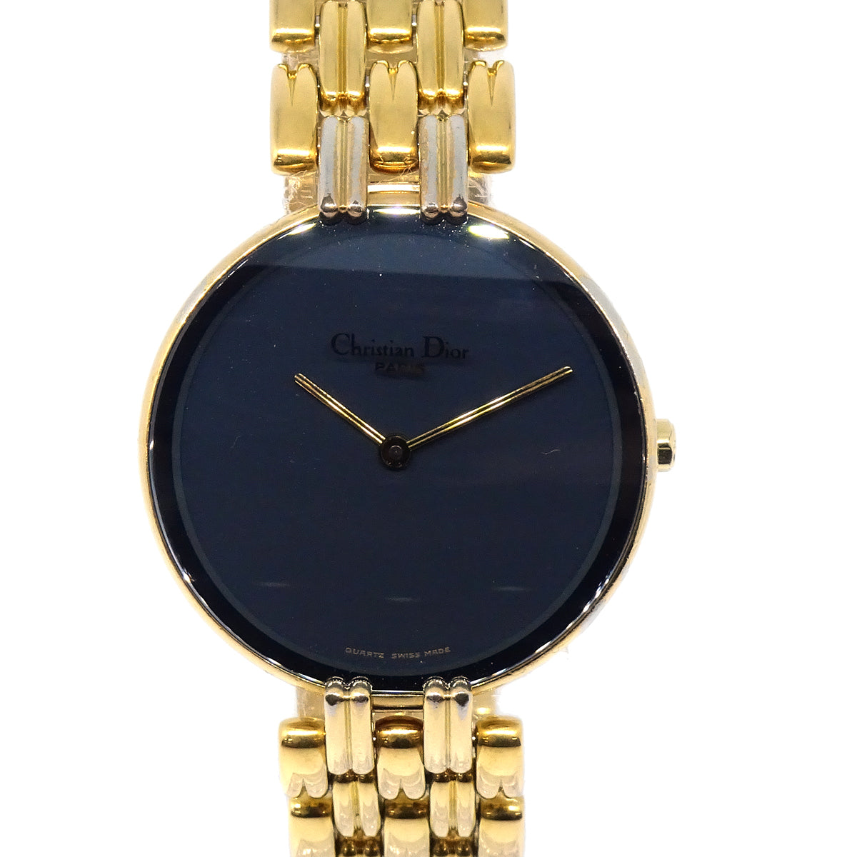 Christian Dior バギラ D46-154 ゴールド 腕時計　ジャンク Dior Bagheera Black Moon D46-154-4 Gold-plated Black and Golden