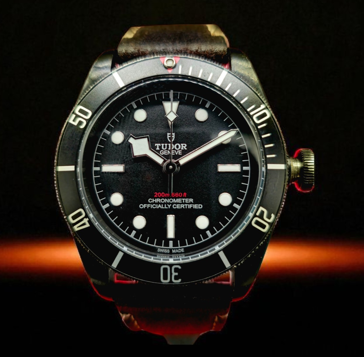 Tudor Chameleon 1859 527320 18k yellow gold 1970 United Kingdom